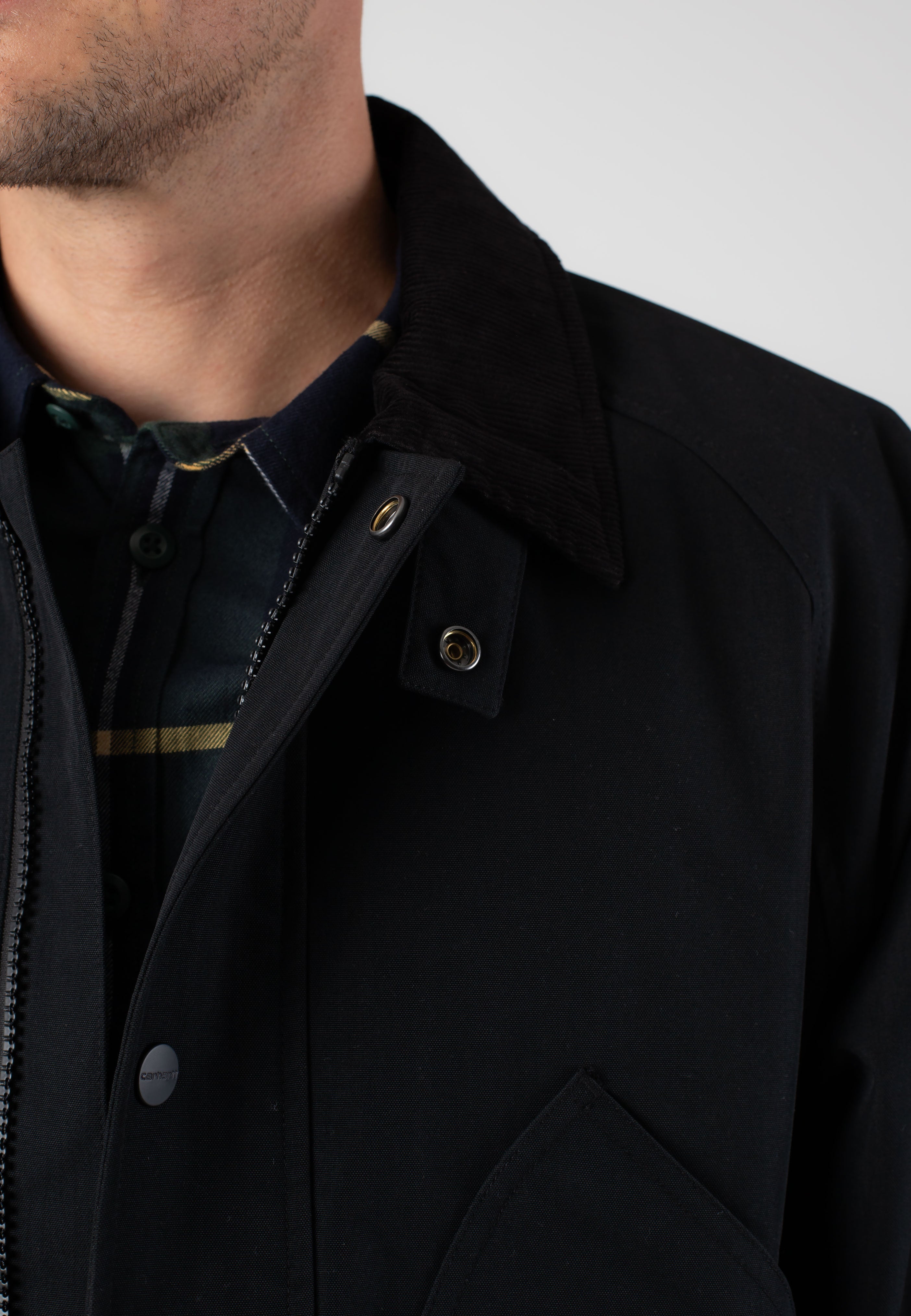 Carhartt WIP - Clarton Black/Black - Jacket | Men-Image