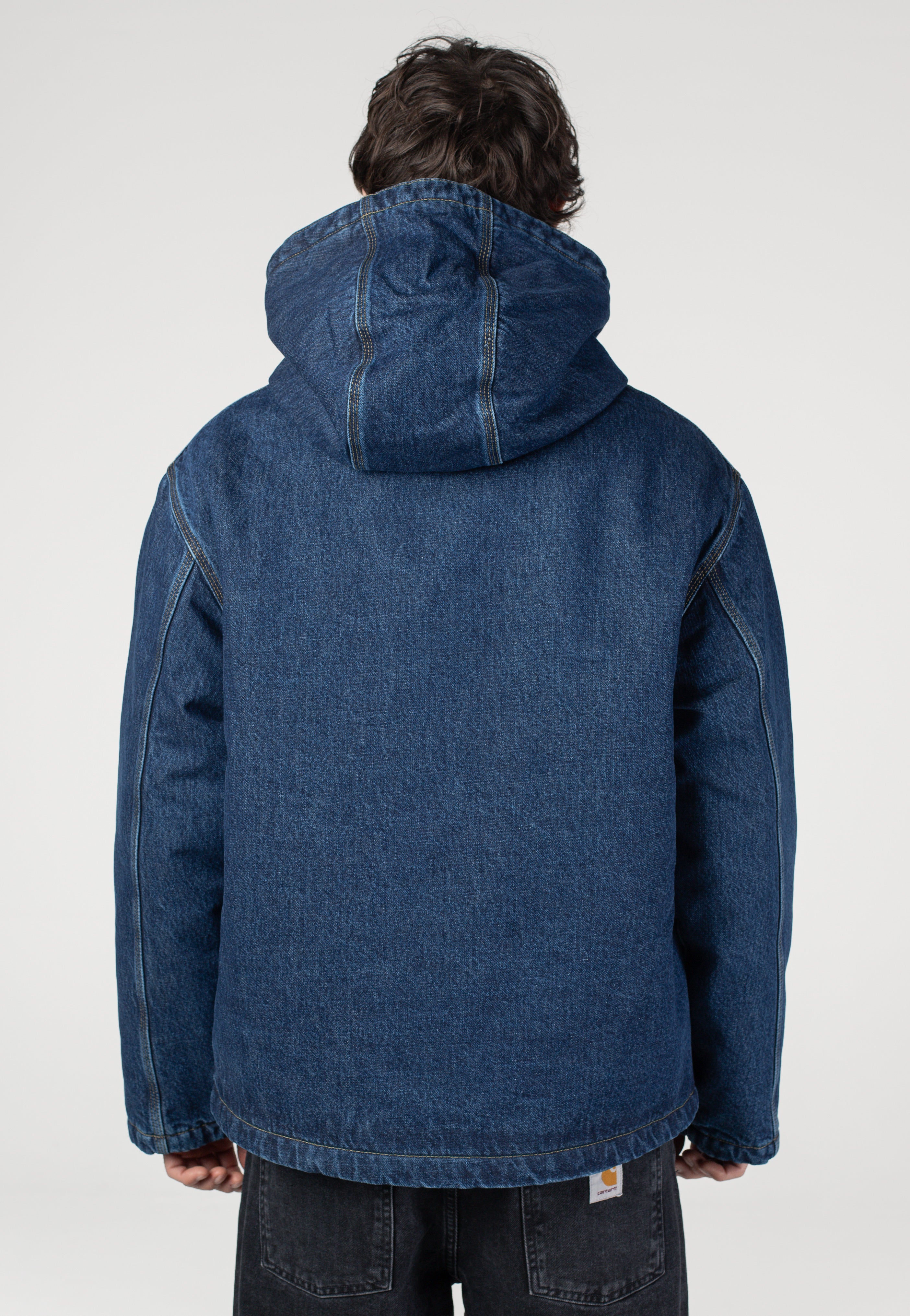 Carhartt WIP Cleveland Stone Washed Blue - Jacket | Impericon