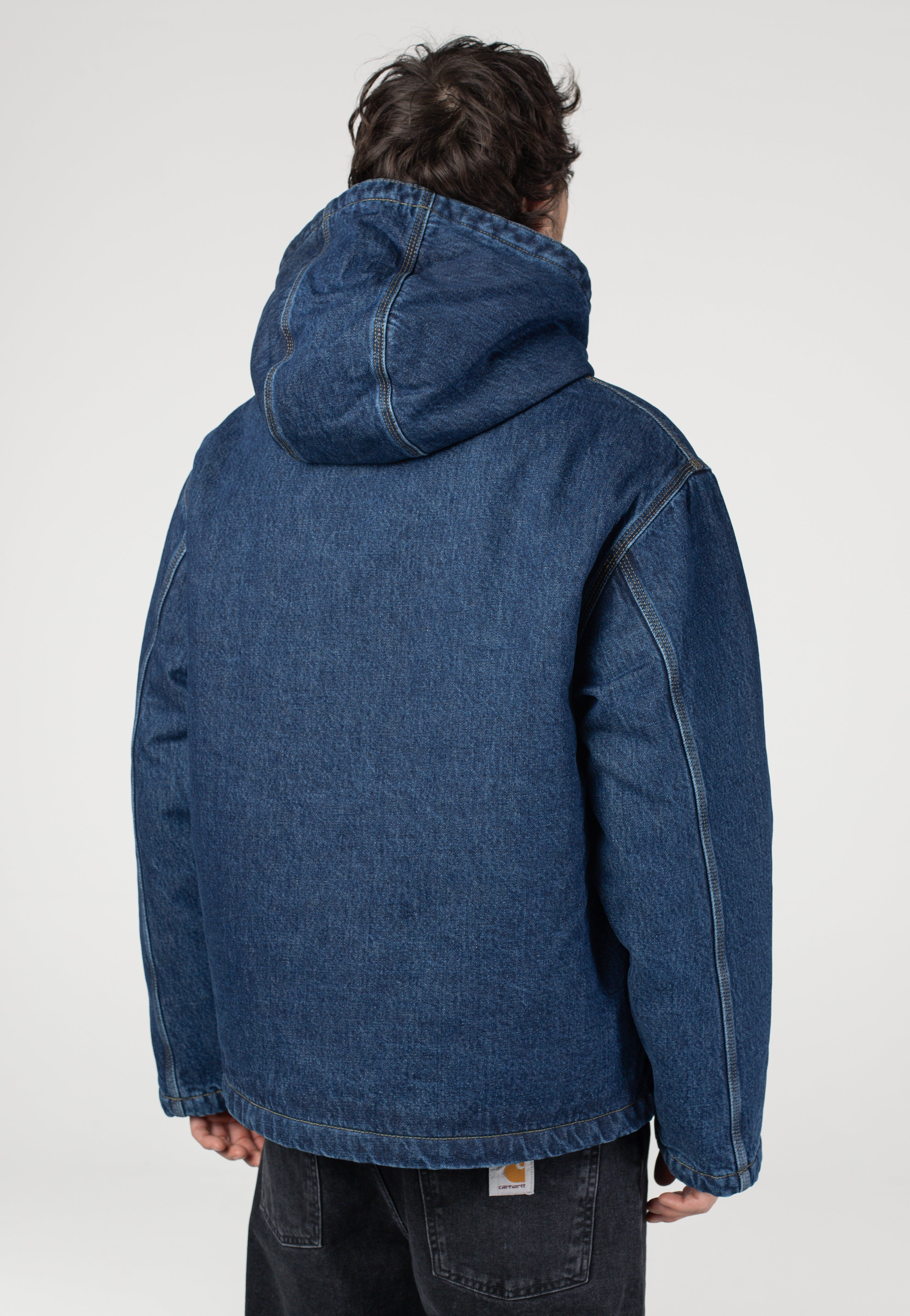 Carhartt WIP Cleveland Stone Washed Blue - Jacket | Impericon