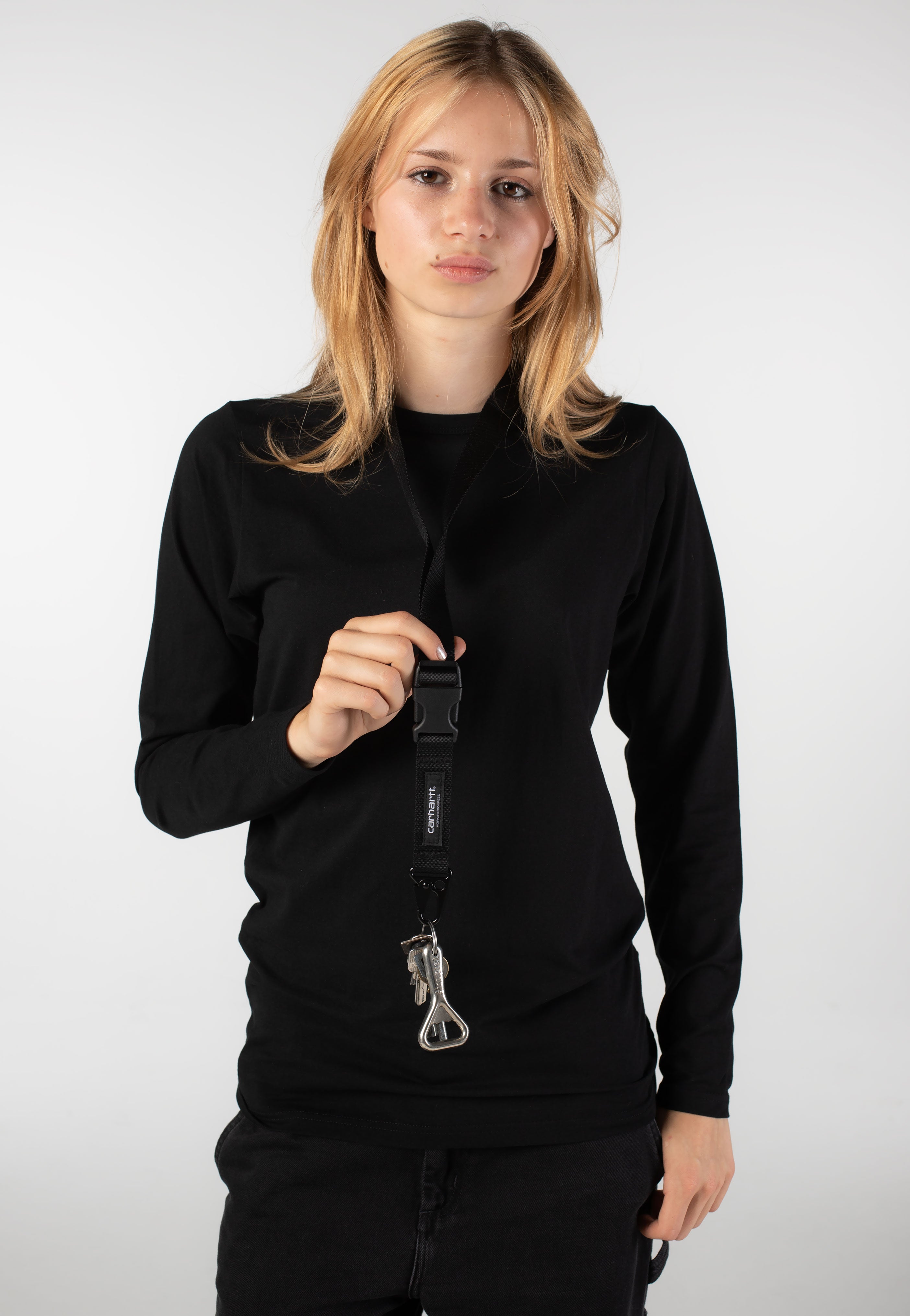 Carhartt WIP - Click Black - Lanyard | Neutral-Image