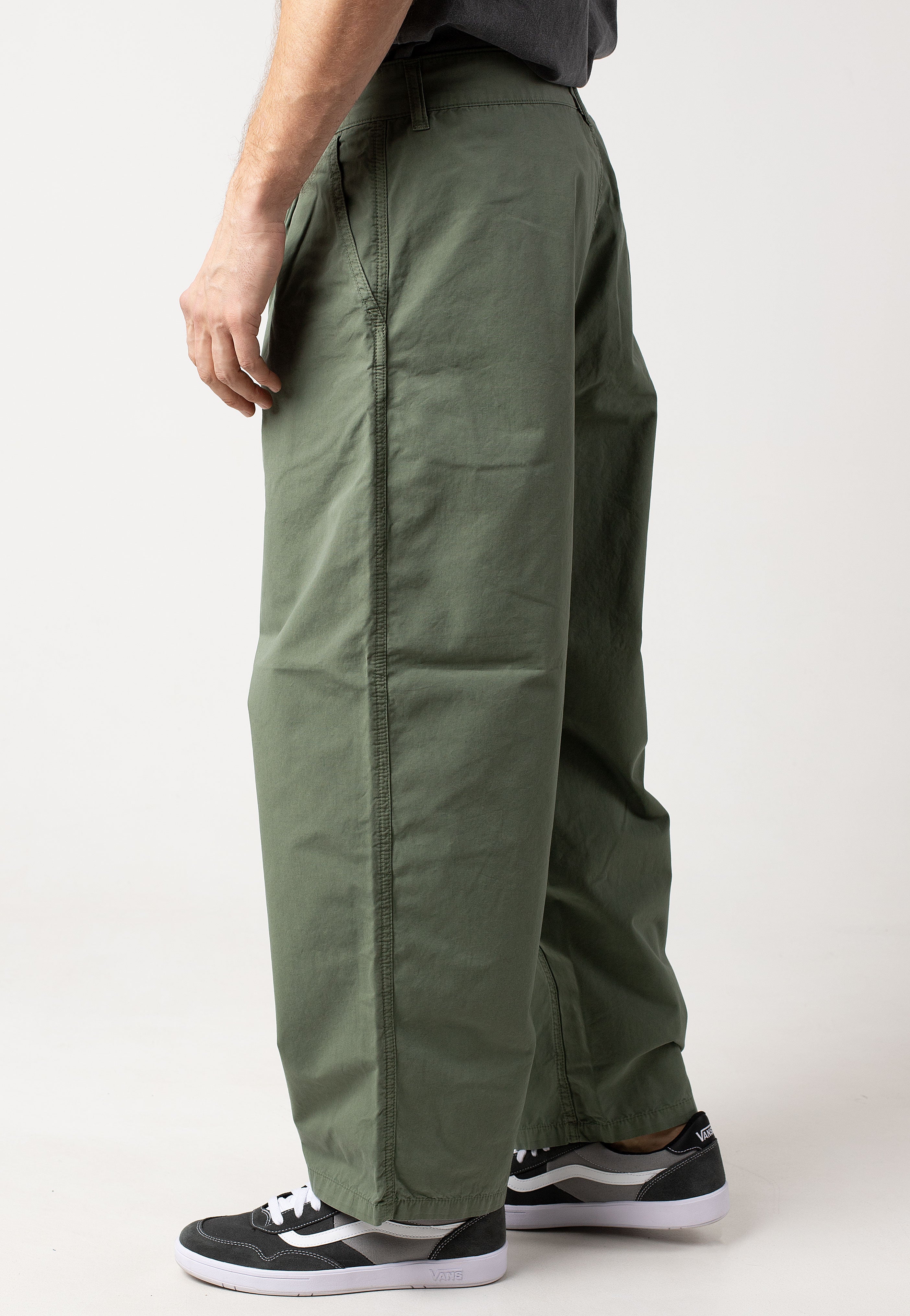 Carhartt WIP - Colston Garment Dyed Dollar Green - Pants | Men-Image