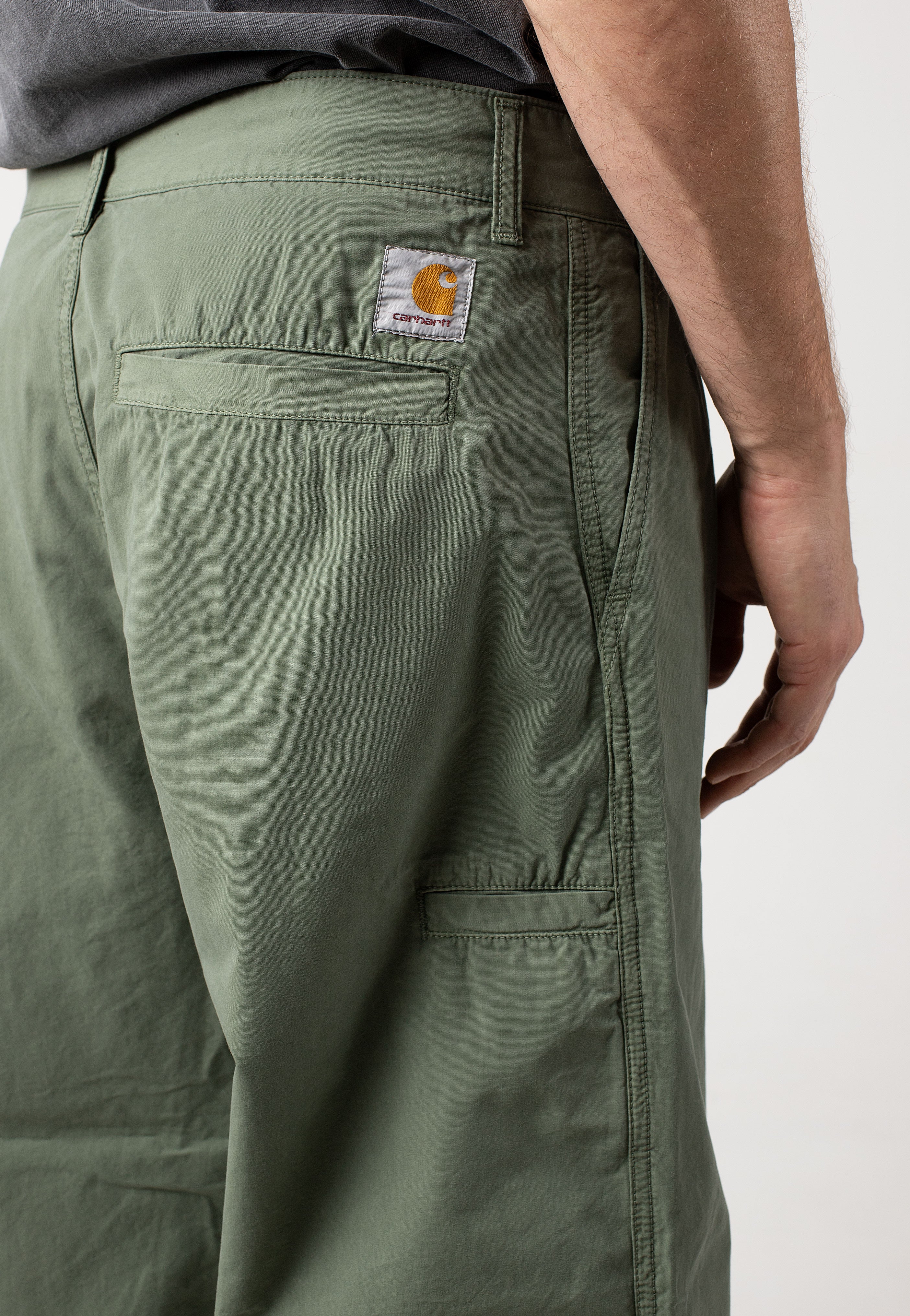 Carhartt WIP - Colston Garment Dyed Dollar Green - Pants | Men-Image