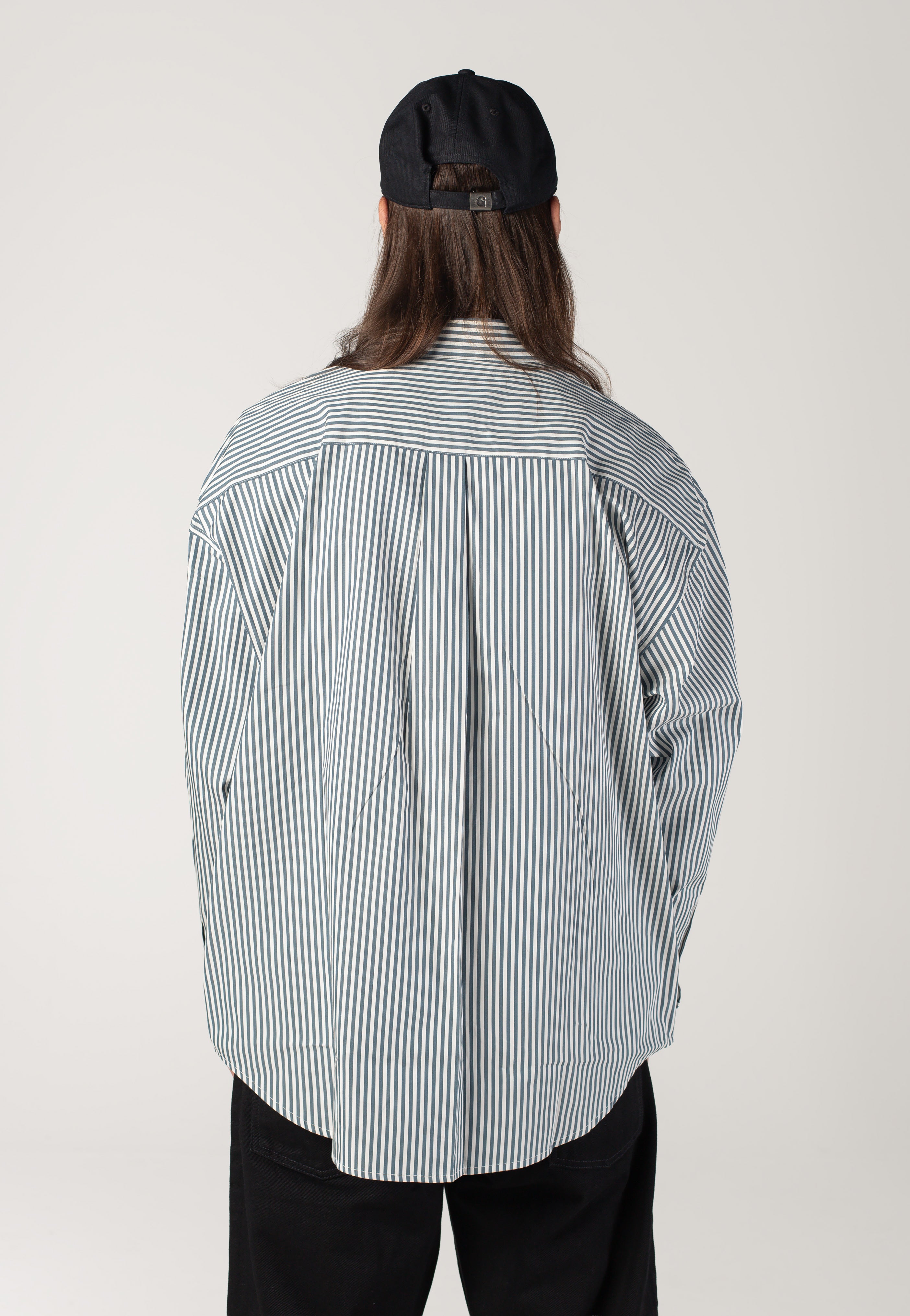 Carhartt WIP - Daldry Daldry Stripe Office Blue/Wax - Shirt | Men-Image