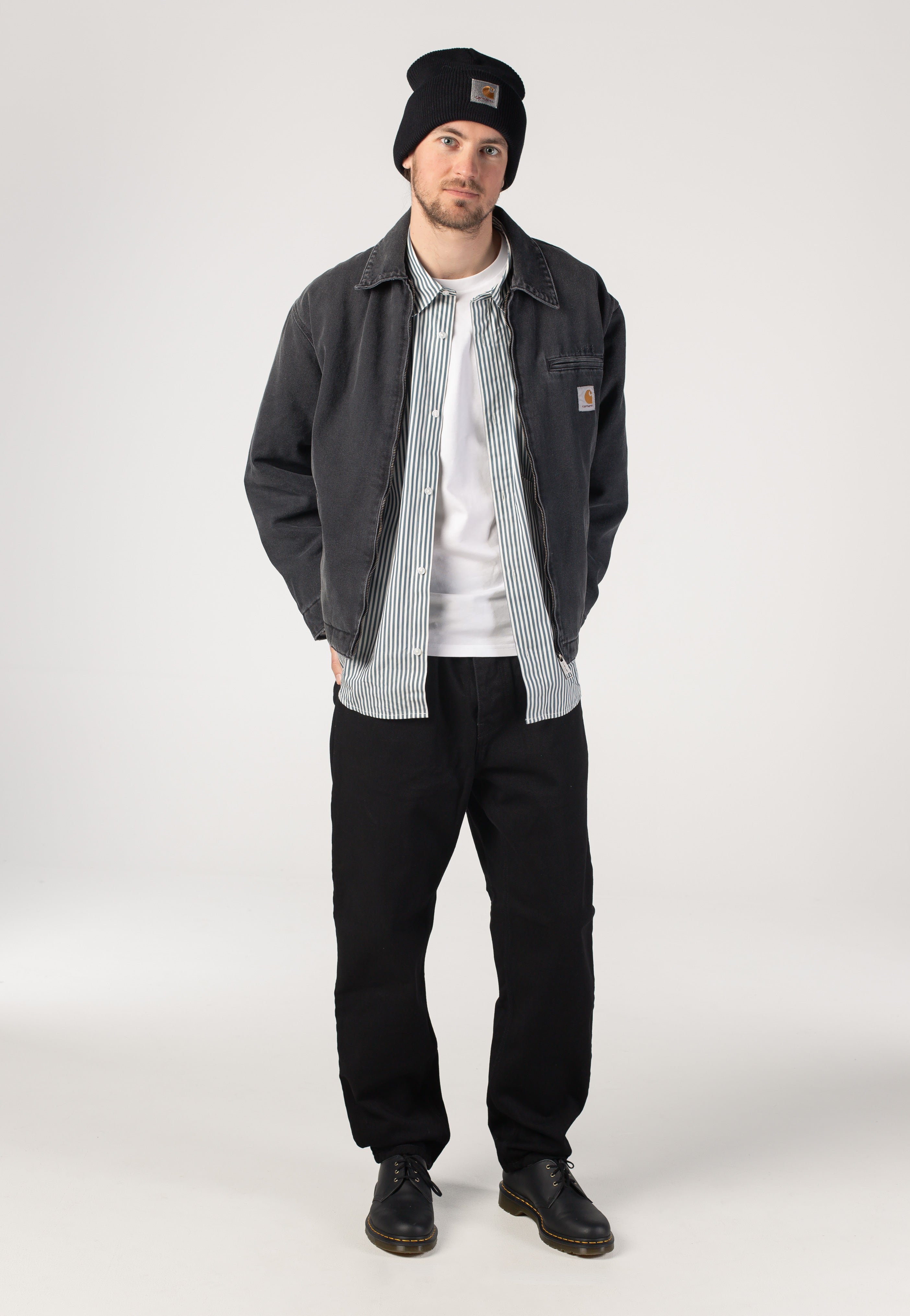 Carhartt WIP - Daldry Daldry Stripe Office Blue/Wax - Shirt | Men-Image