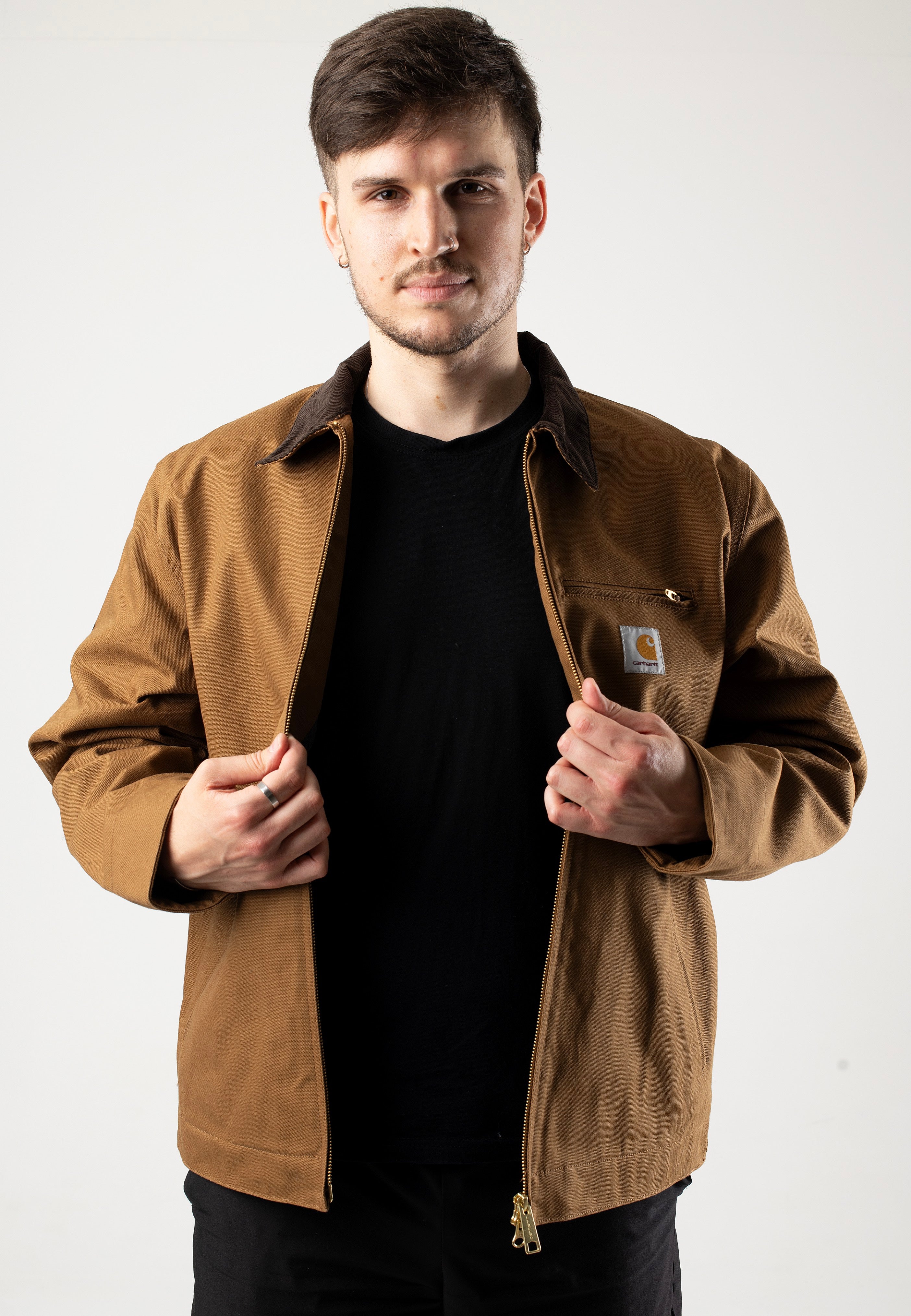 Carhartt WIP Detroit Rigid Hamilton Brown/Tobacco - Jacket | Impericon