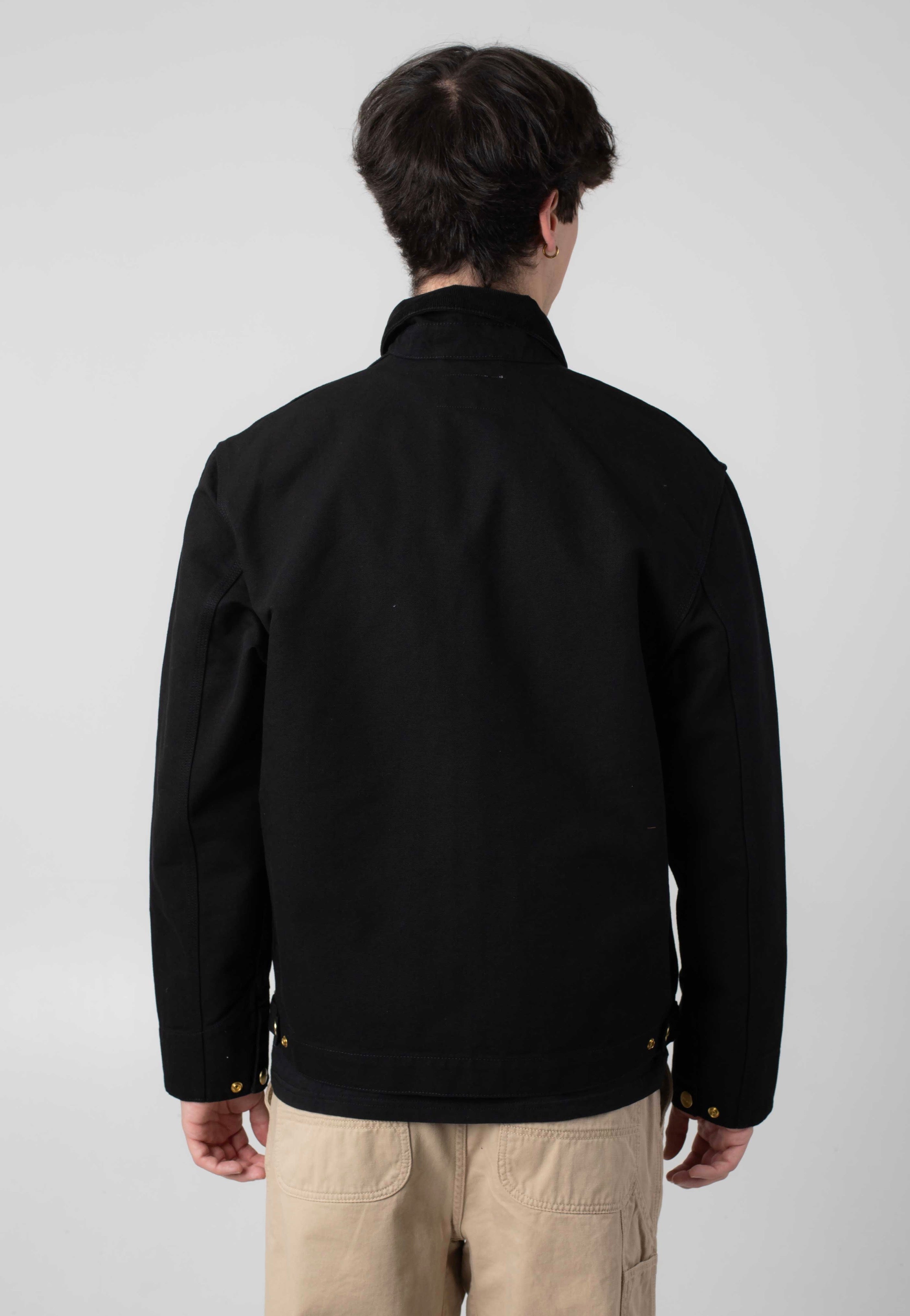 Carhartt WIP - Detroit Rinsed Black/Black - Jacket | Men-Image