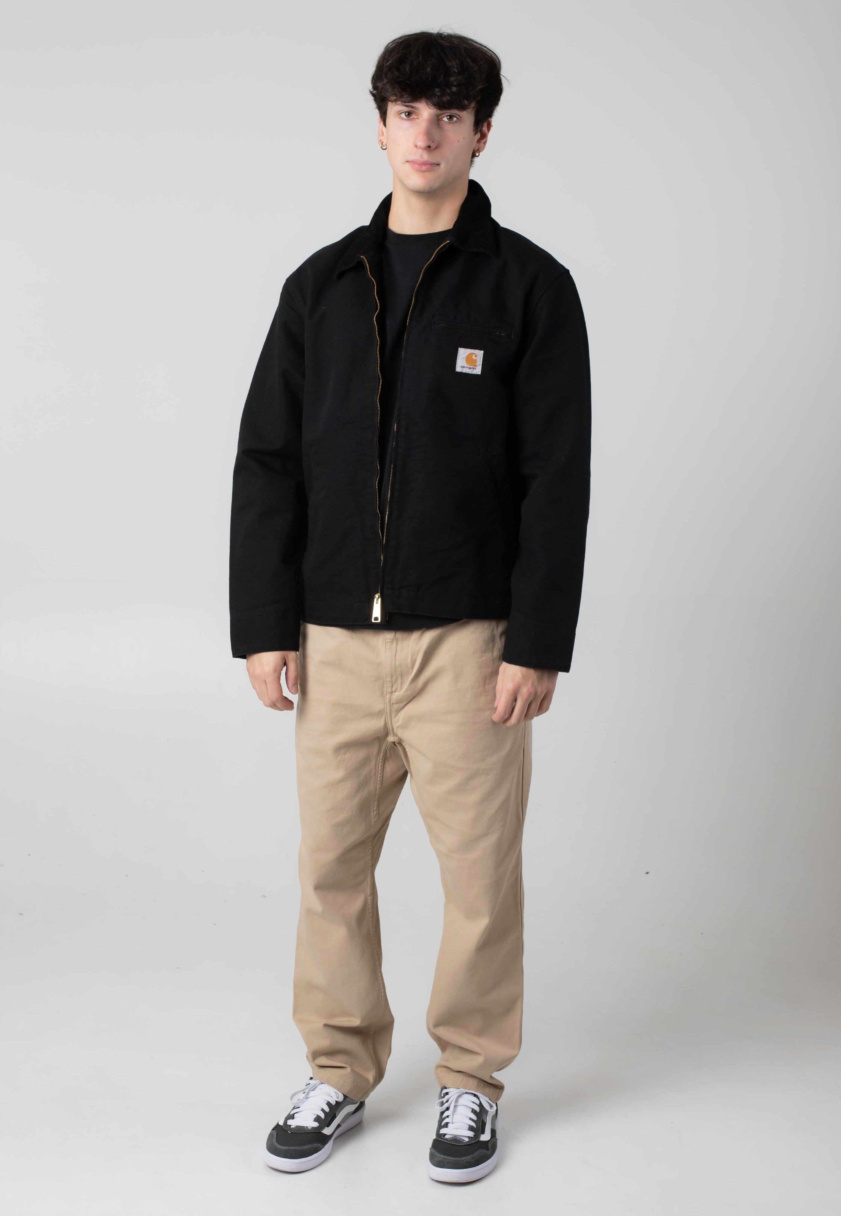 Carhartt WIP - Detroit Rinsed Black/Black - Jacket | Men-Image