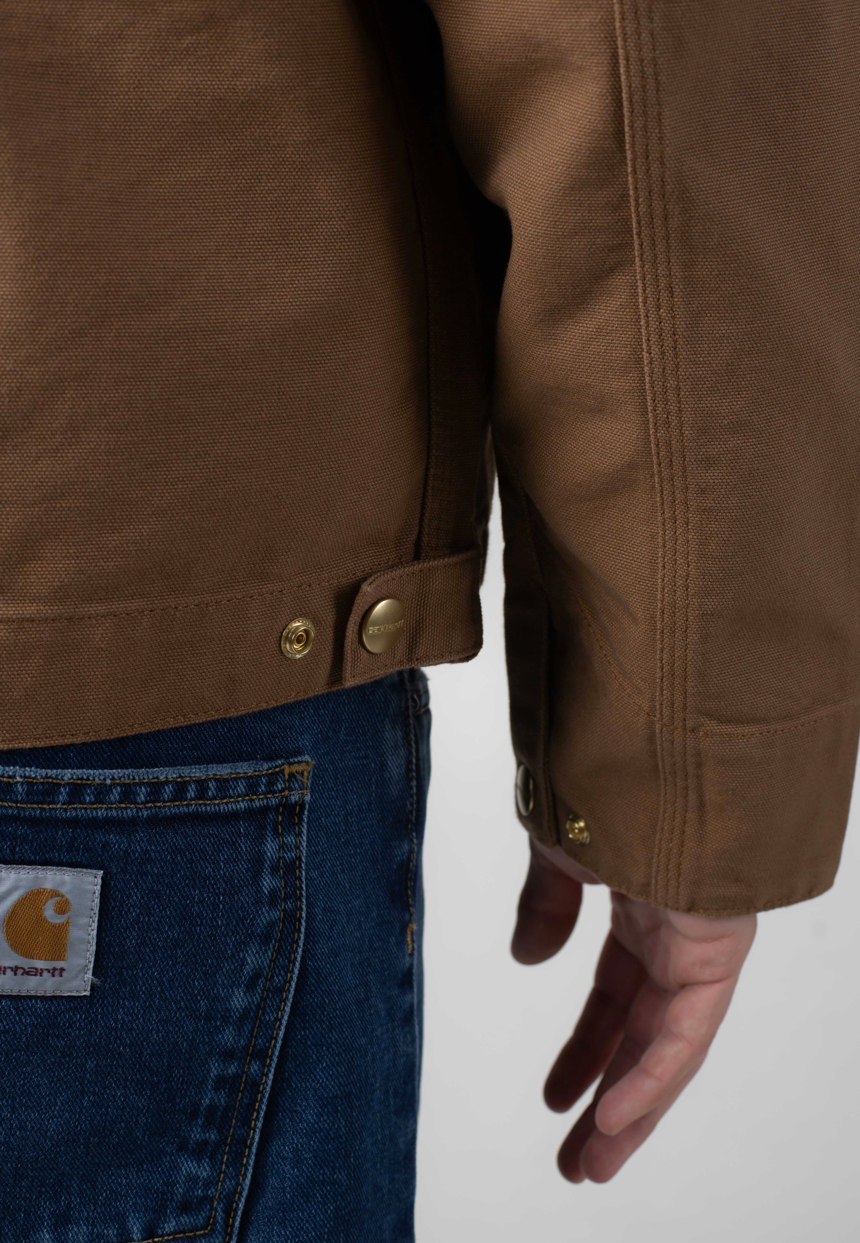 Carhartt WIP - Detroit Rinsed Hamilton Brown/Tobacco - Jacket | Men-Image