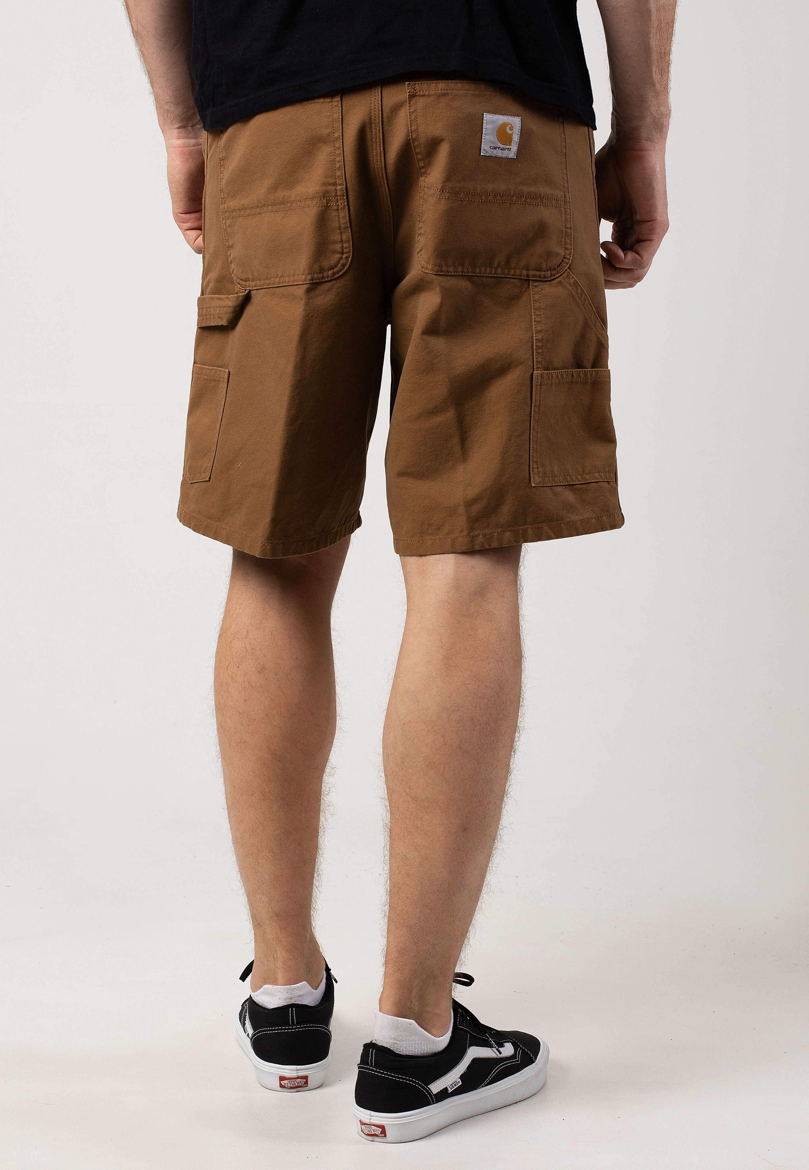 Carhartt WIP - Double Knee Rinsed Hamilton Brown - Shorts | Impericon