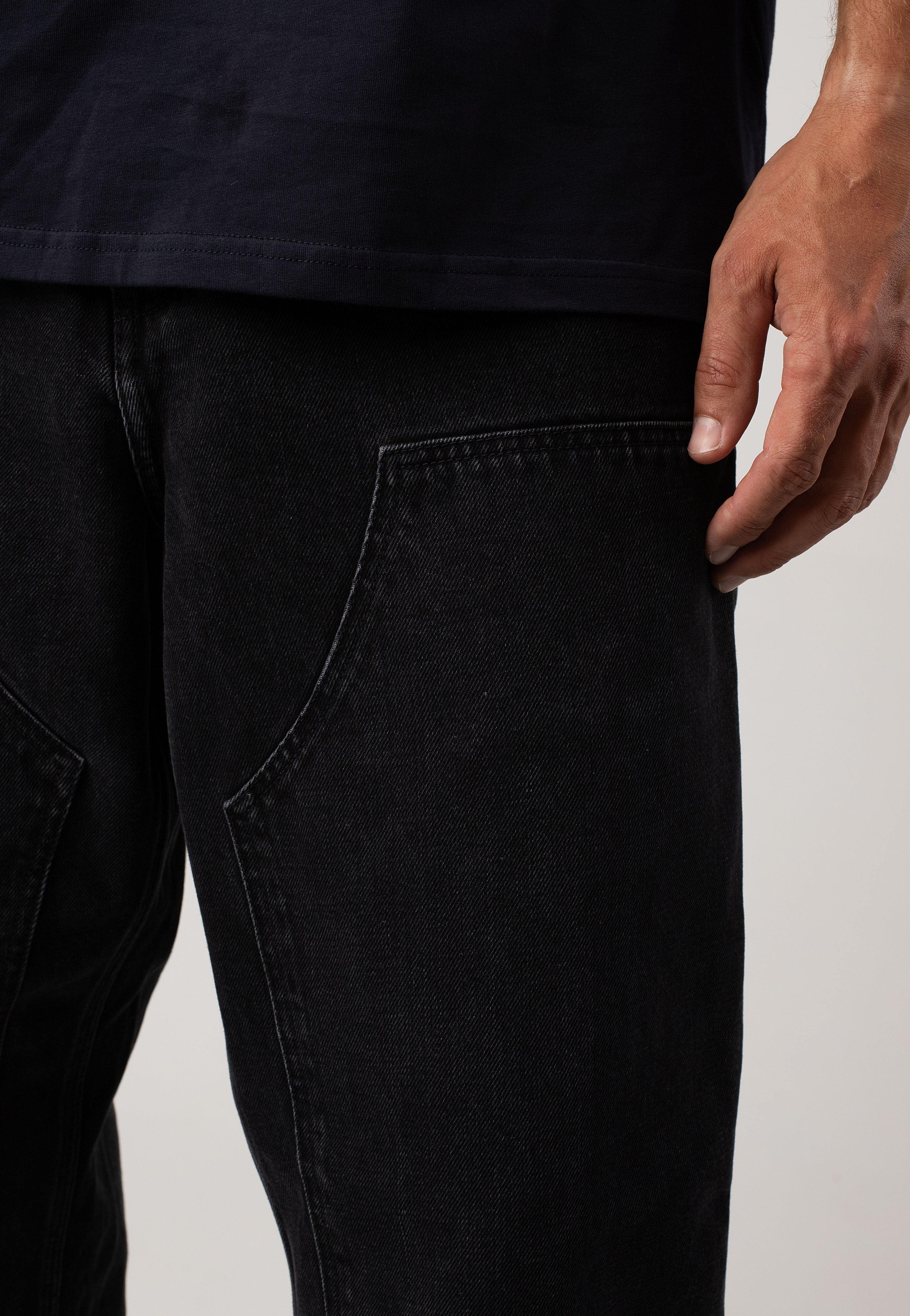 Carhartt WIP - Double Knee Stone Washed Black - Jeans | Men-Image
