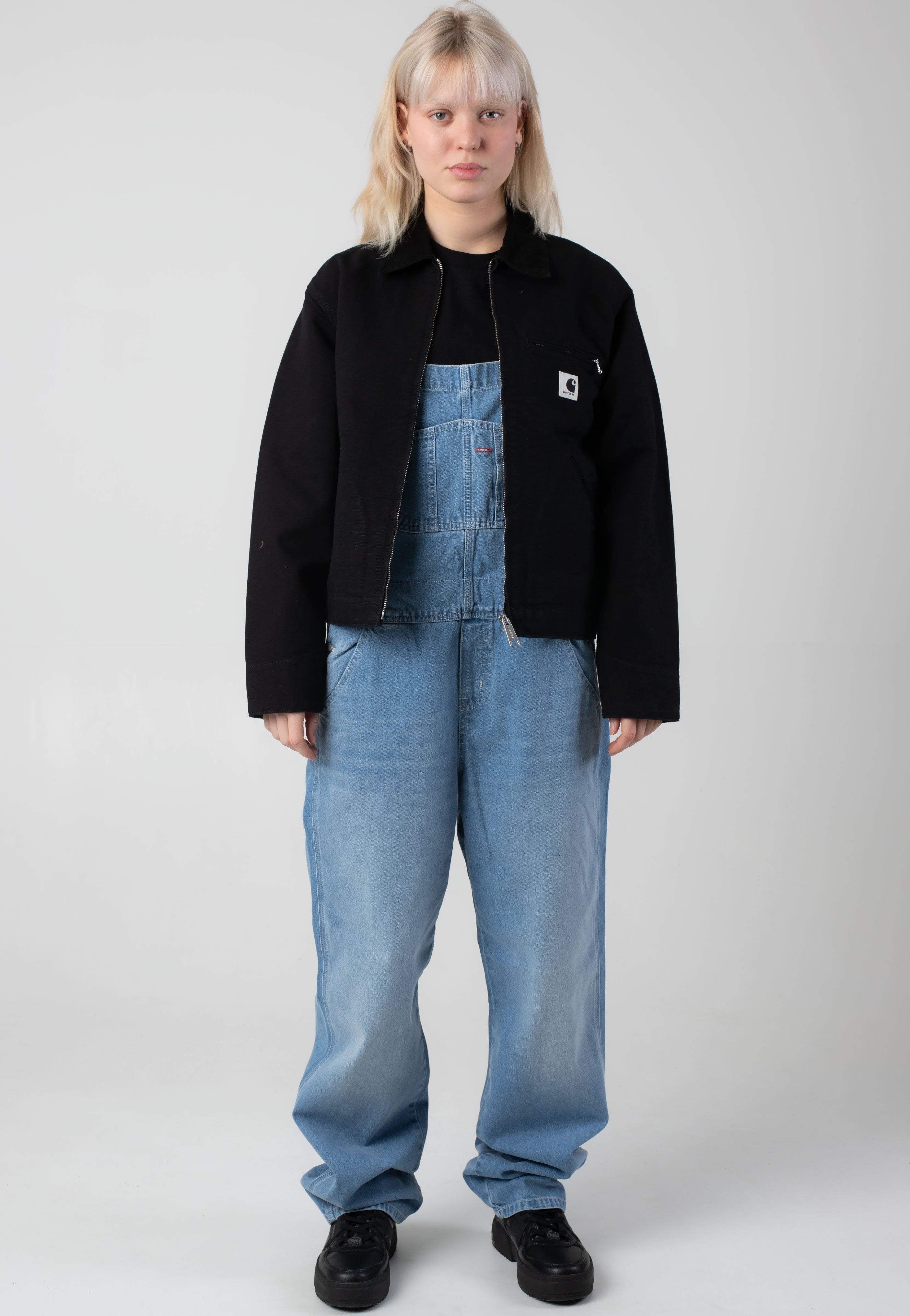 Carhartt WIP - W' Og Detroit Rinsed Black/Black - Jacket | Women-Image
