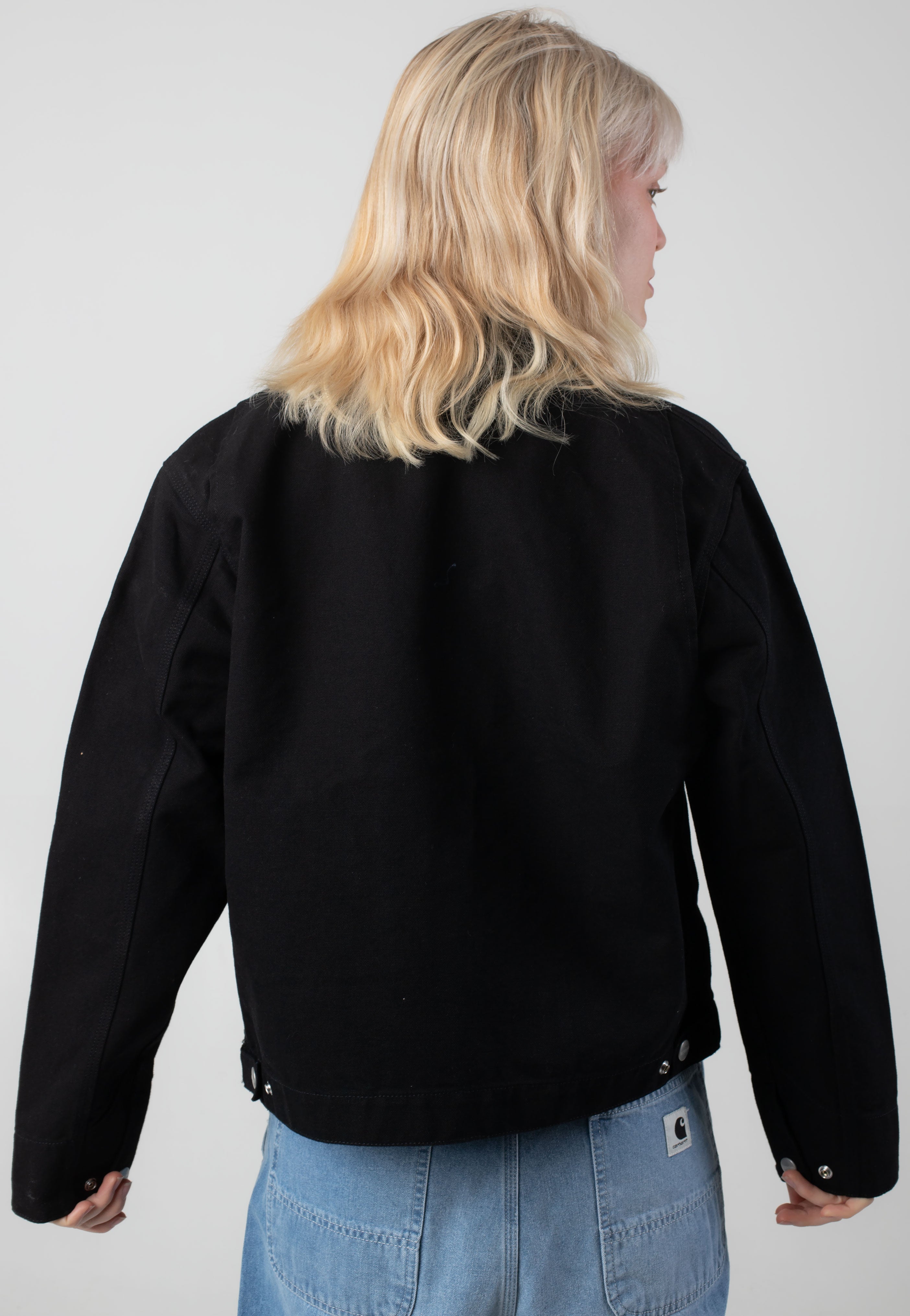 Carhartt WIP - W' Og Detroit Rinsed Black/Black - Jacket | Women-Image