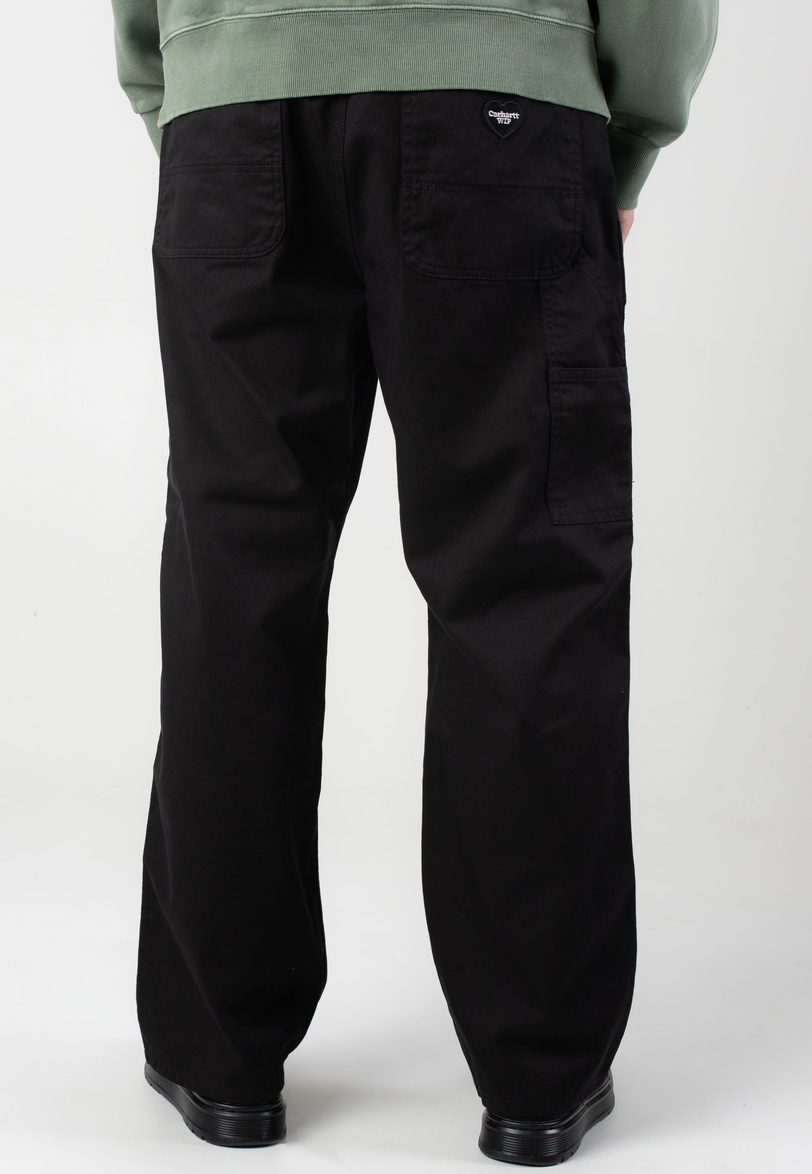 Carhartt WIP - Drewe Rinsed Black - Pants | Men-Image