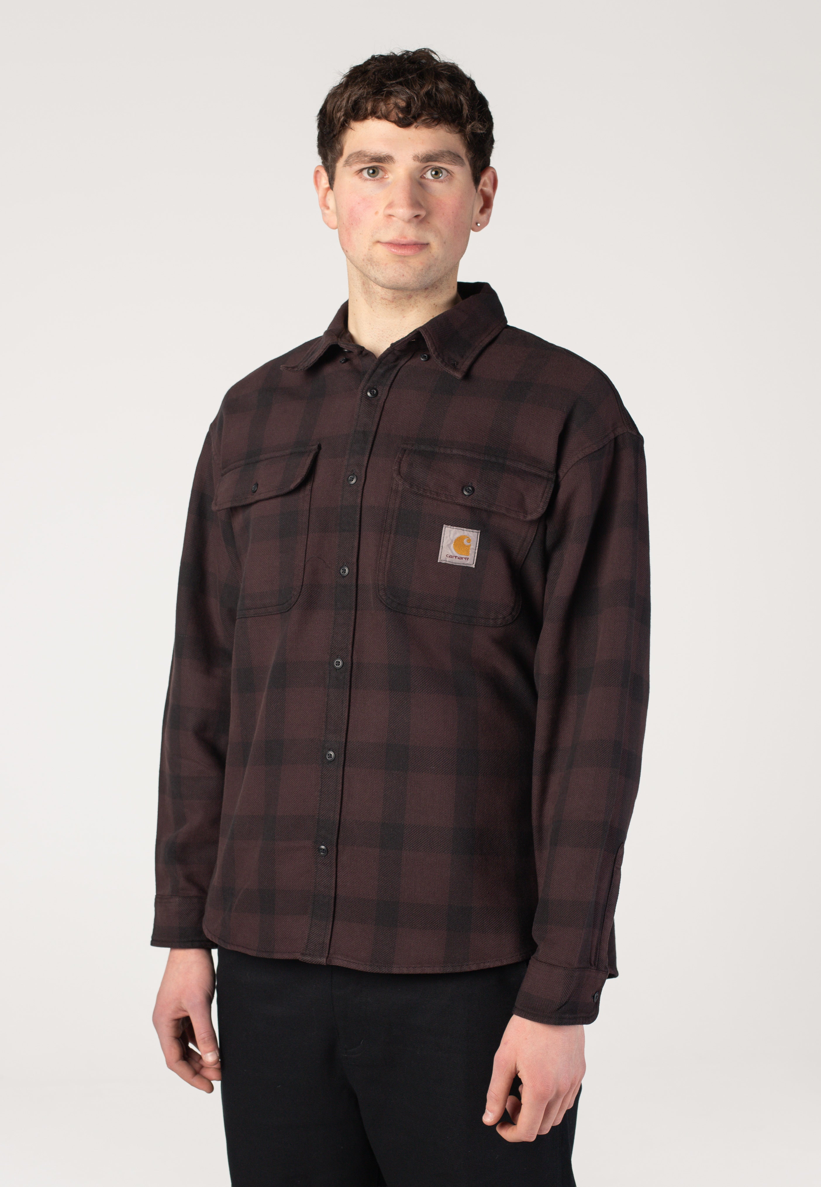Carhartt WIP - Edmands Check Natural/Palisander - Shirt | Men-Image