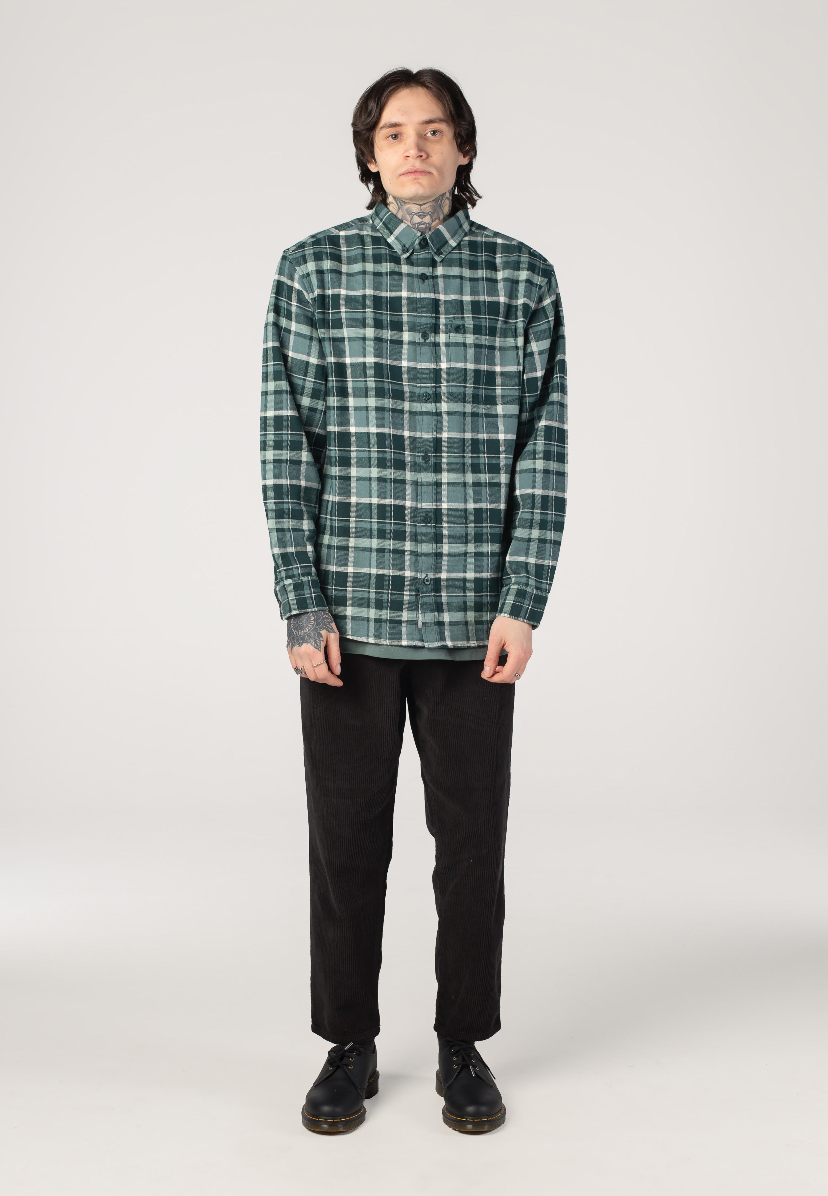 Carhartt WIP - Fendrick Fendrick Check/Deep Lagoon - Shirt | Men-Image