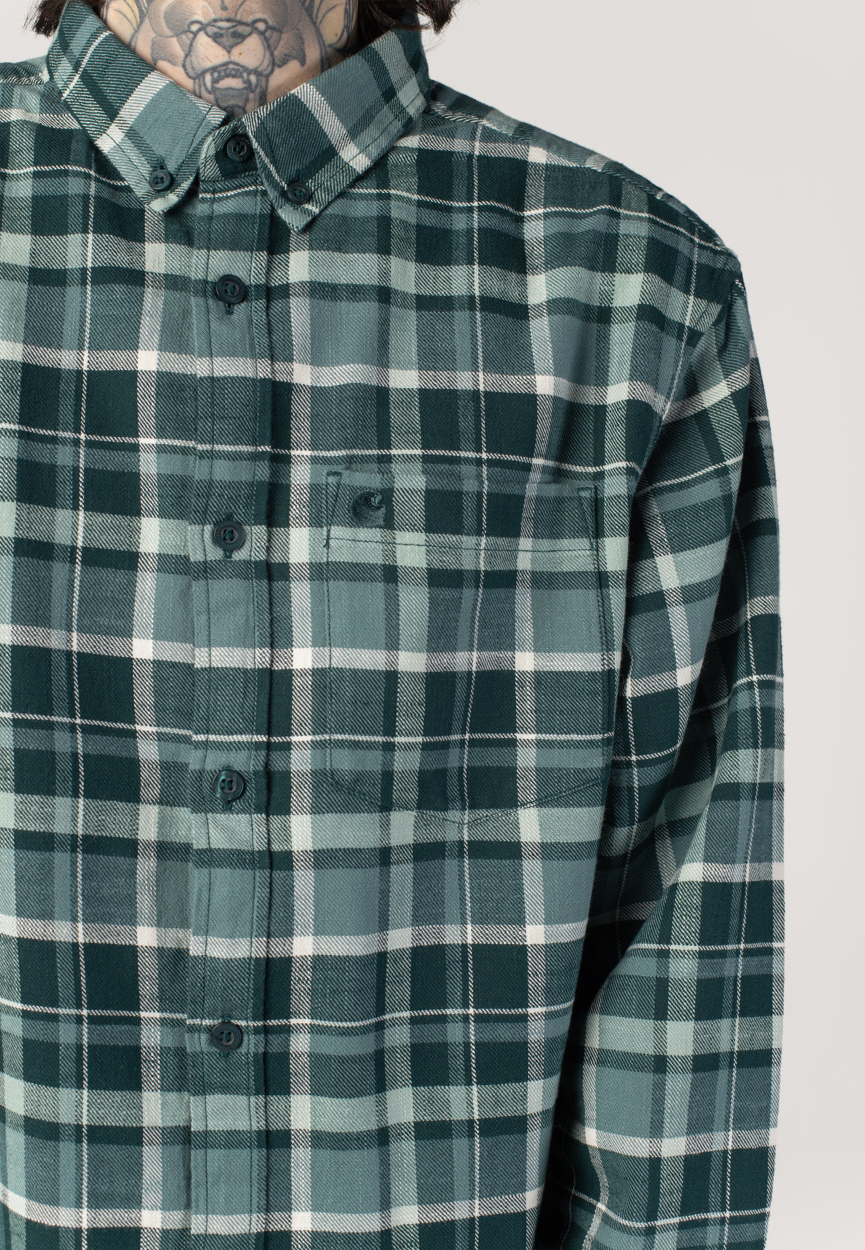 Carhartt WIP - Fendrick Fendrick Check/Deep Lagoon - Shirt | Men-Image