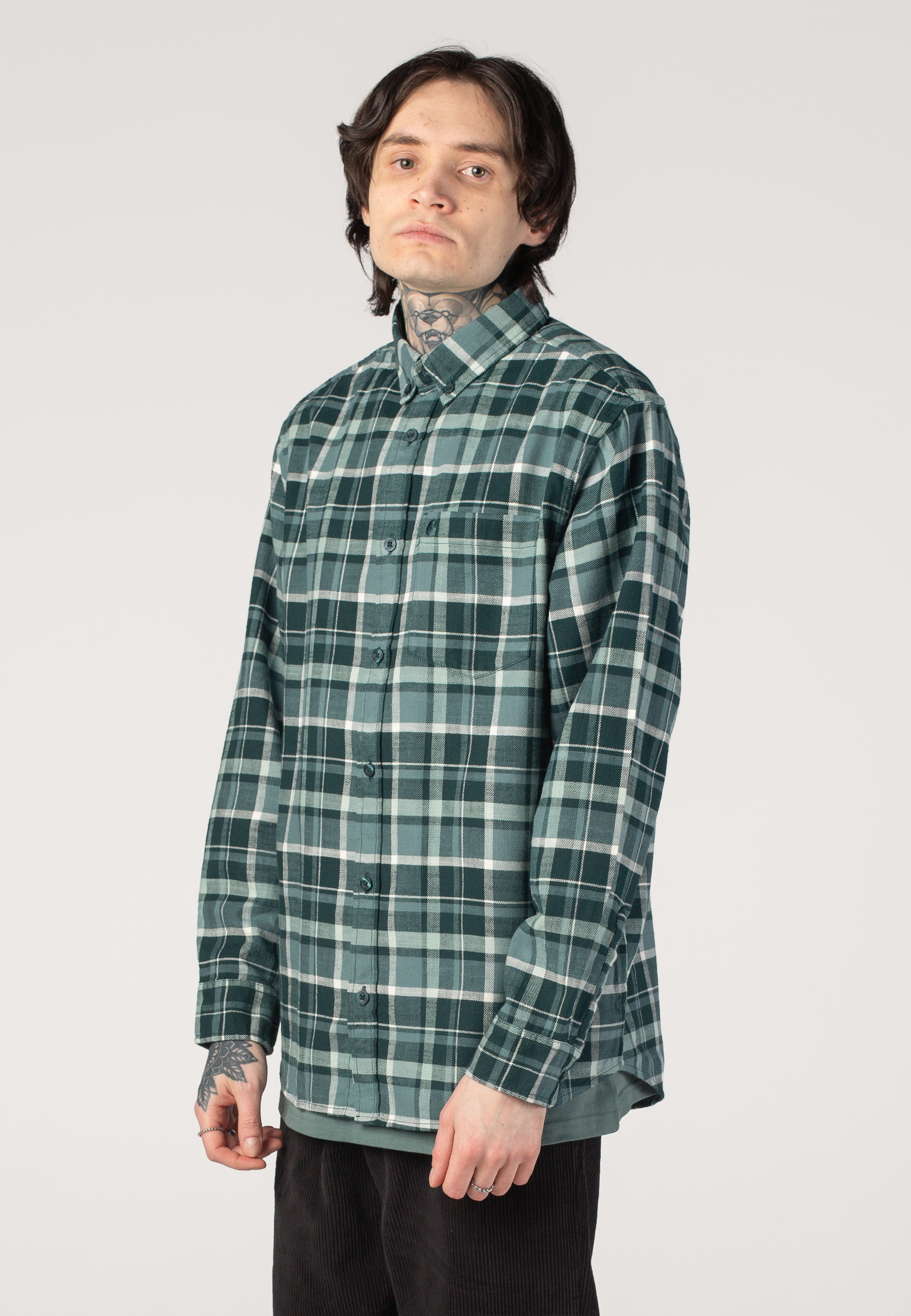 Carhartt WIP - Fendrick Fendrick Check/Deep Lagoon - Shirt | Men-Image