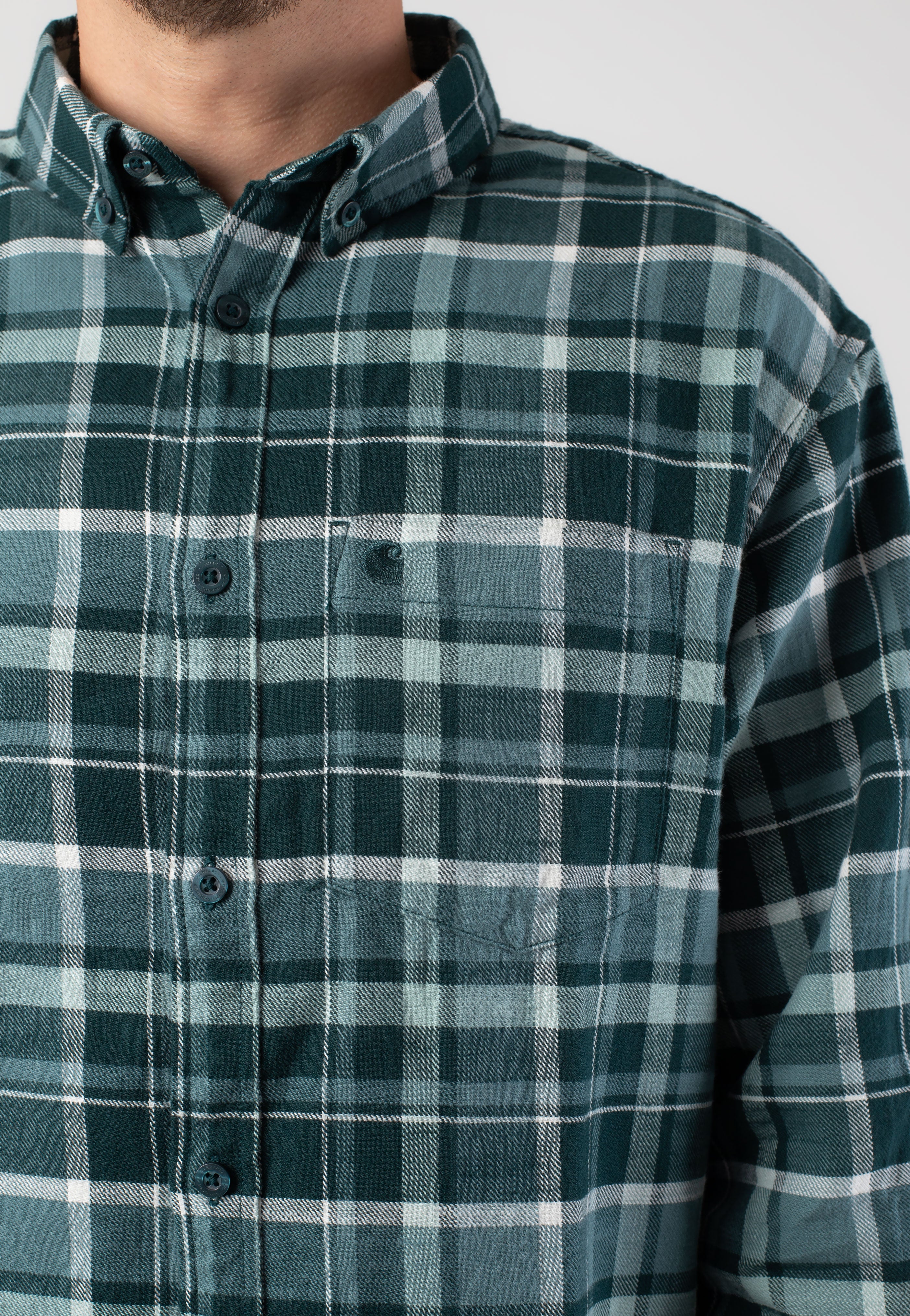 Carhartt WIP - Fendrick Fendrick Check/Deep Lagoon - Shirt | Men-Image