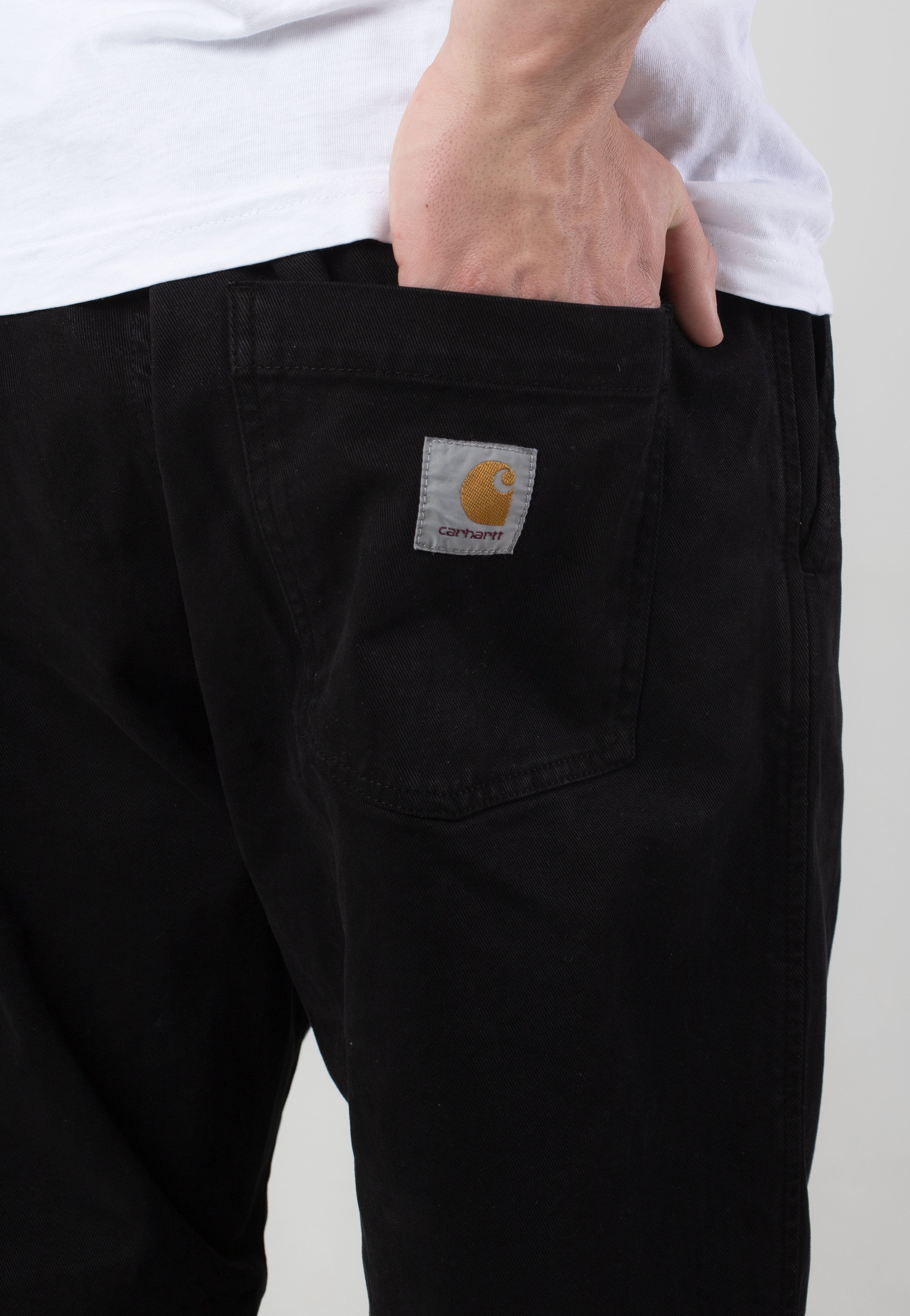 Carhartt WIP - Floyde Black - Pants | Men-Image