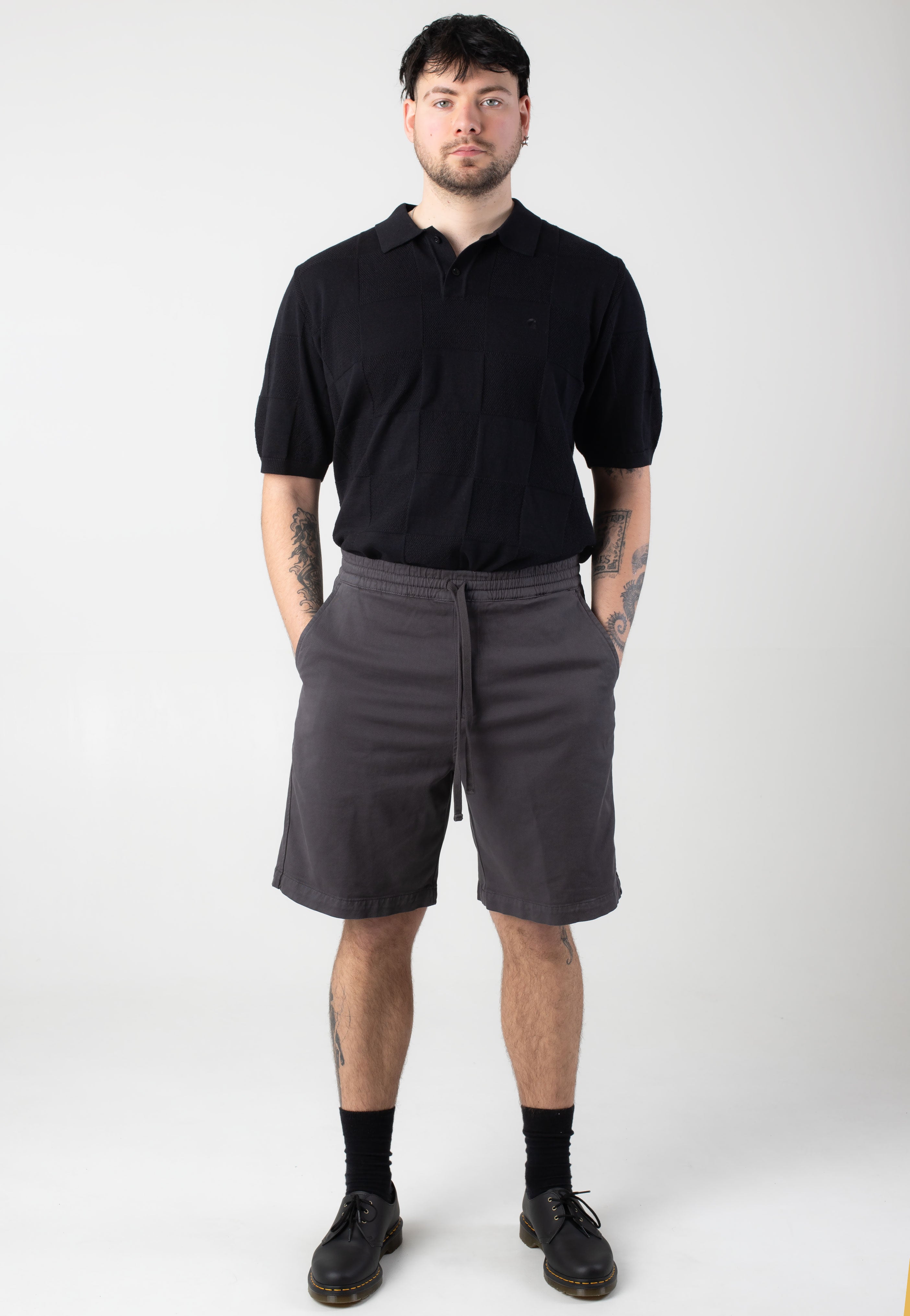 Carhartt WIP - Floyde Garment Dyed Graphite - Shorts | Men-Image