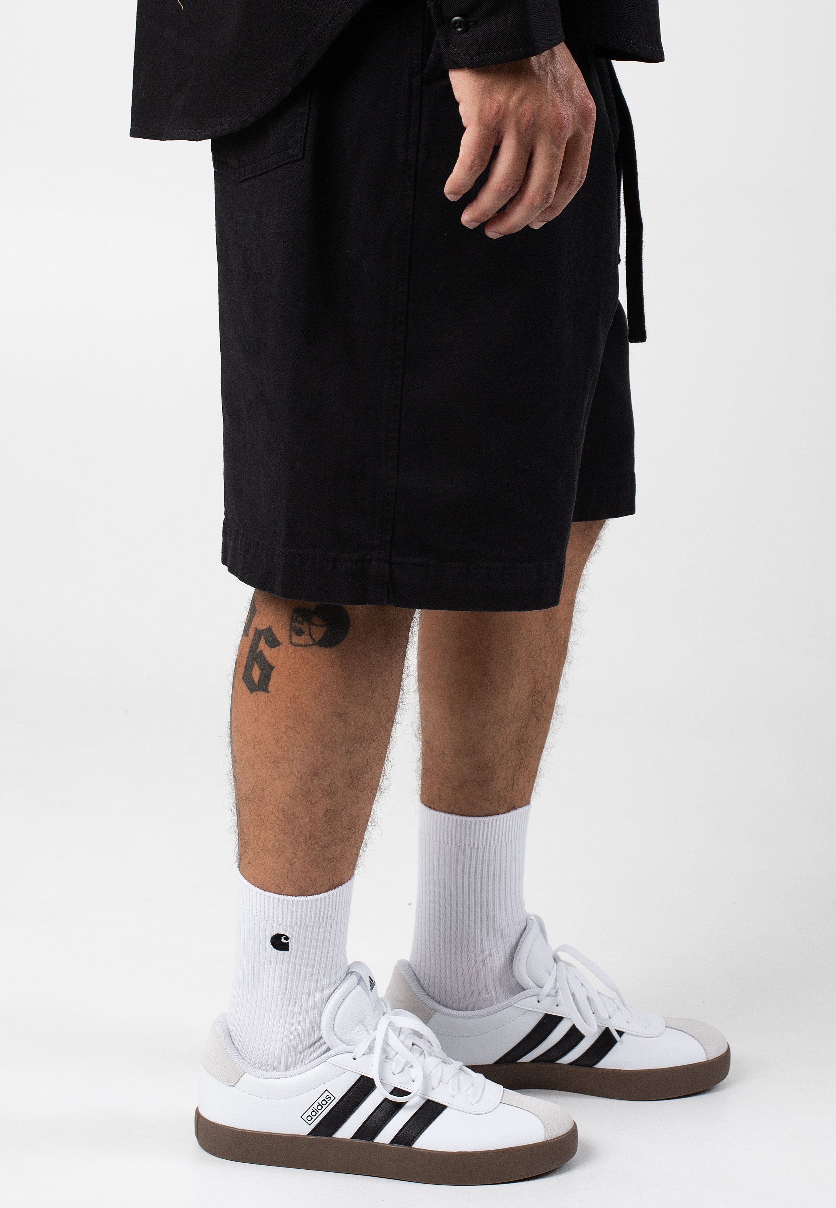 Carhartt WIP - Floyd Garment Dyed Black - Shorts | Men-Image