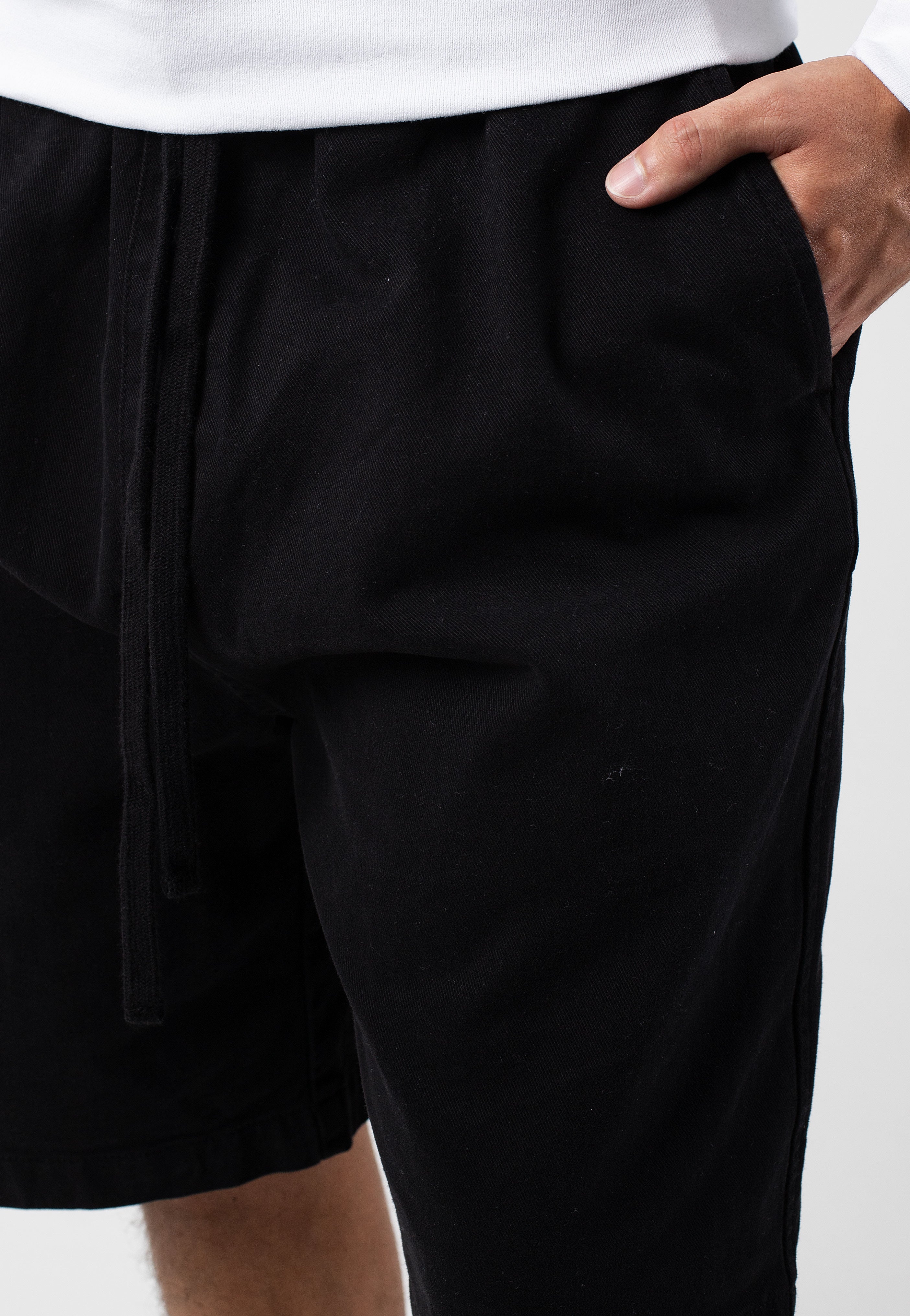 Carhartt WIP - Floyd Garment Dyed Black - Shorts | Men-Image
