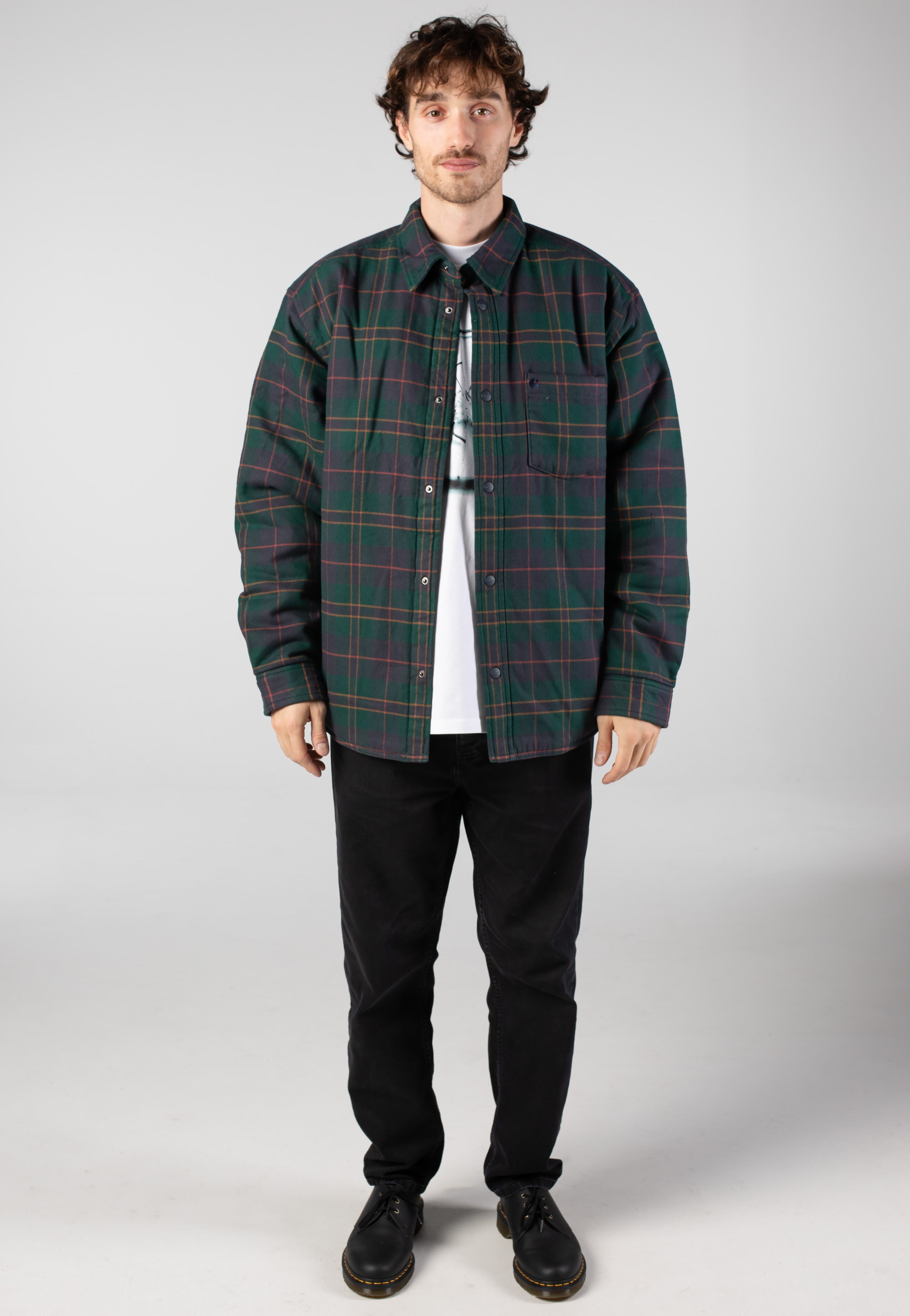 Carhartt WIP - Gargan Check Dark Fir - Jacket | Men-Image