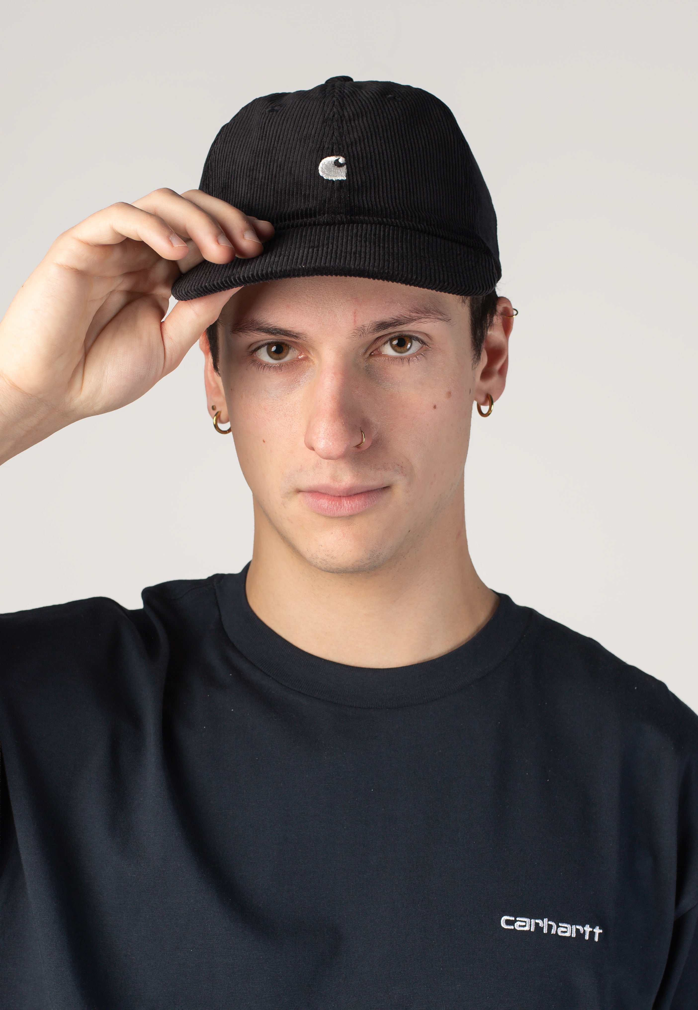Carhartt WIP - Harlem Black/Wax - Cap | Neutral-Image