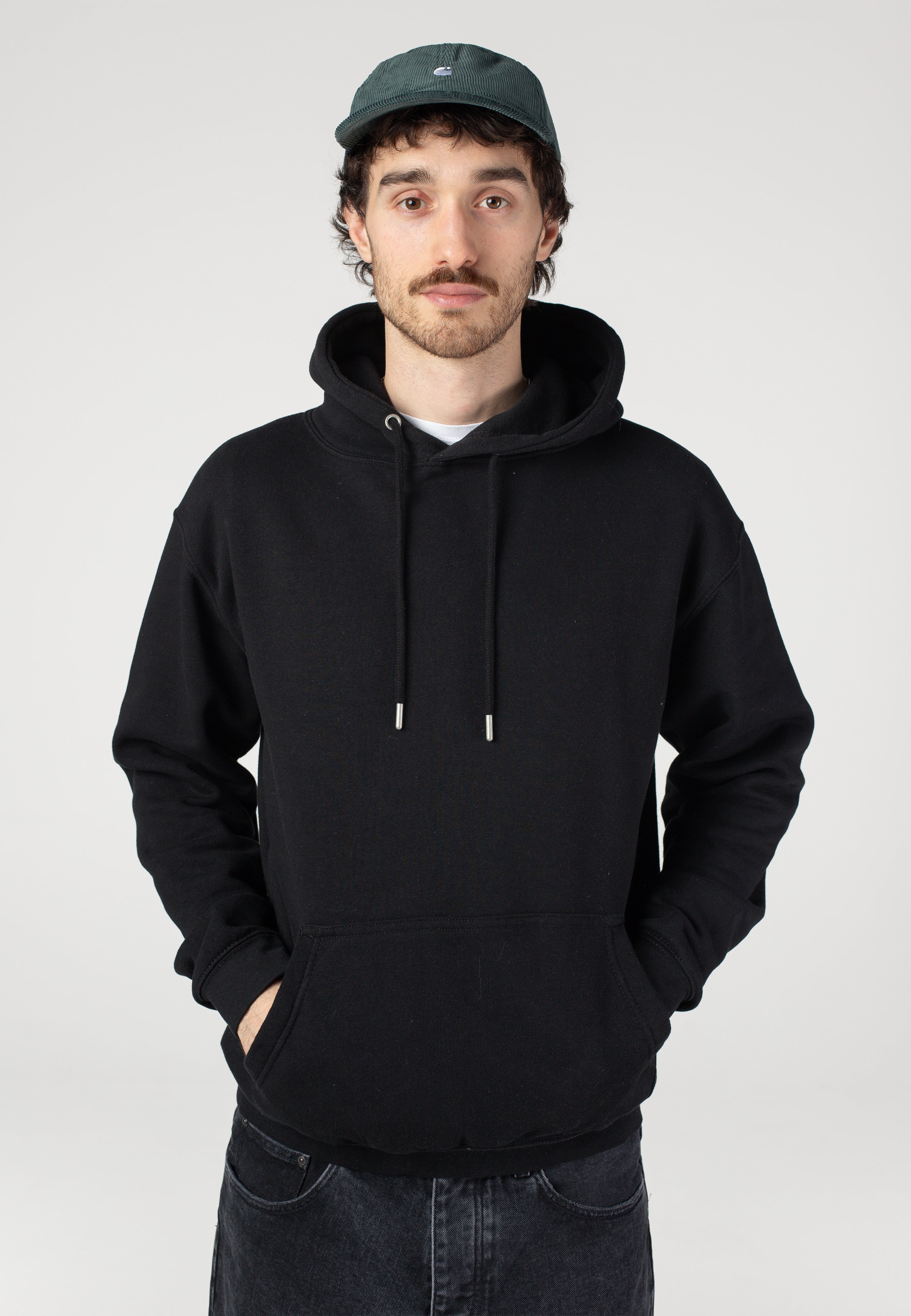 Carhartt WIP - Harlem Kale Green/White - Cap | Neutral-Image