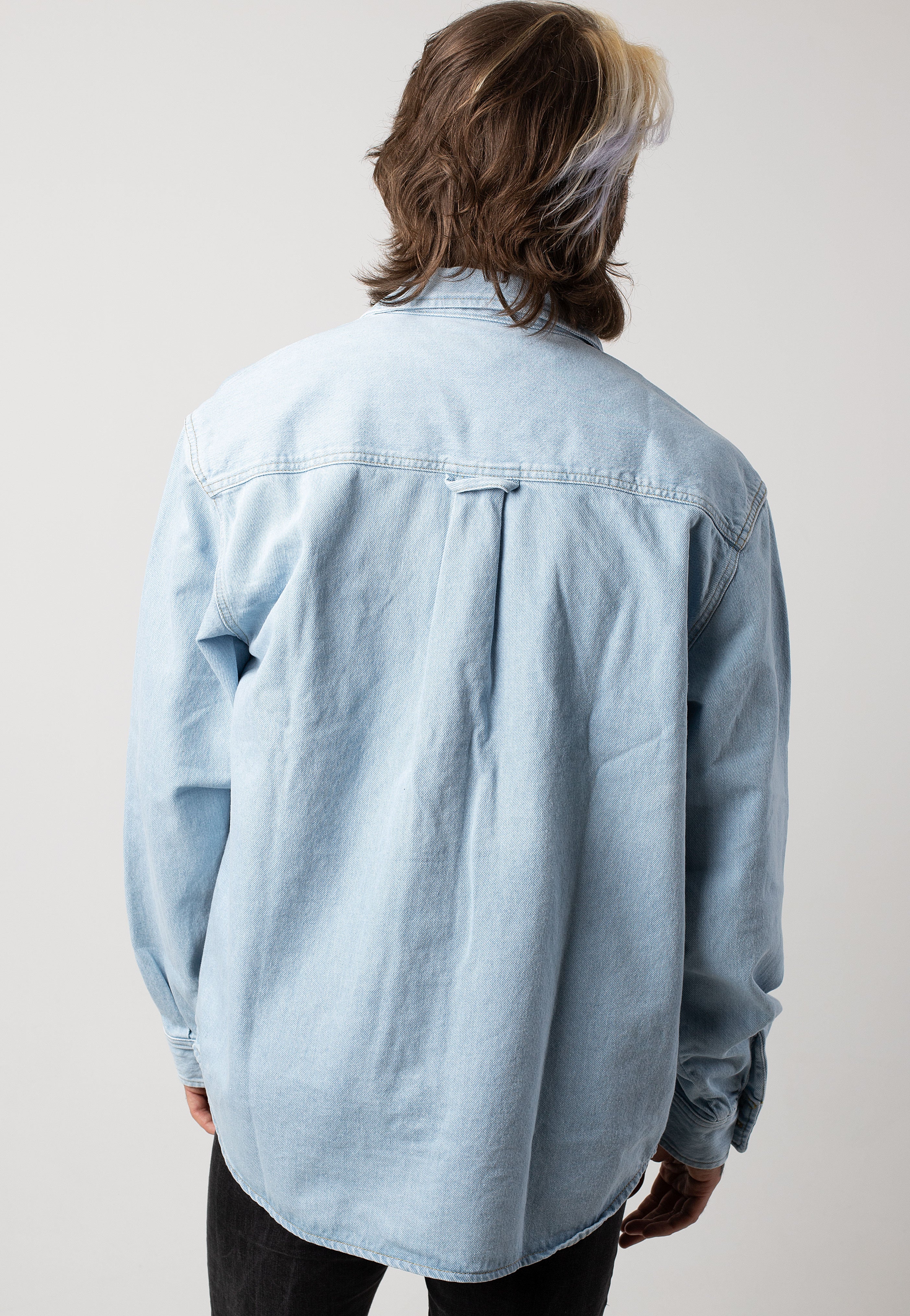 Carhartt WIP - Harvey Shirt Stone Bleached Blue - Jacket | Men-Image