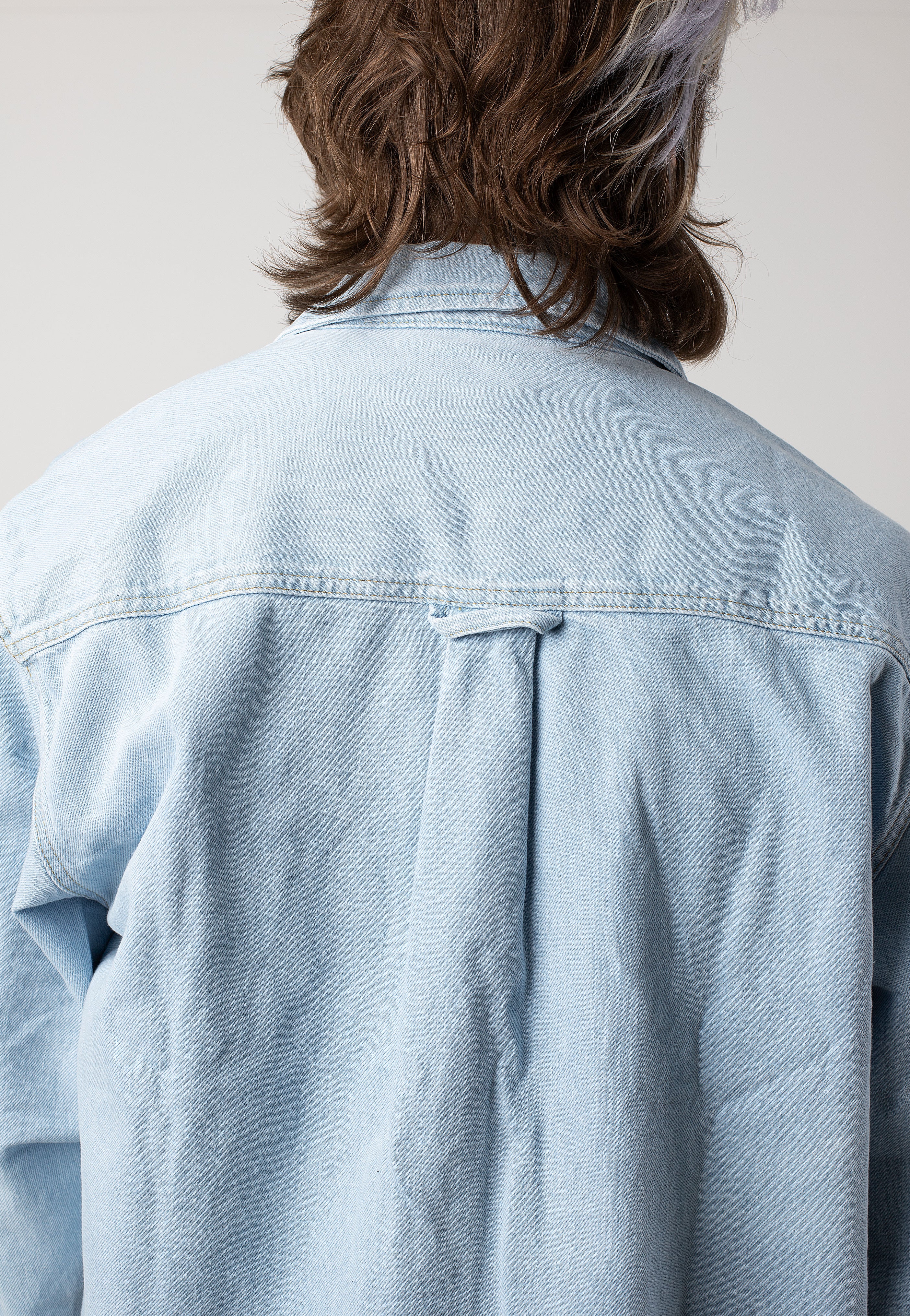 Carhartt WIP - Harvey Shirt Stone Bleached Blue - Jacket | Men-Image
