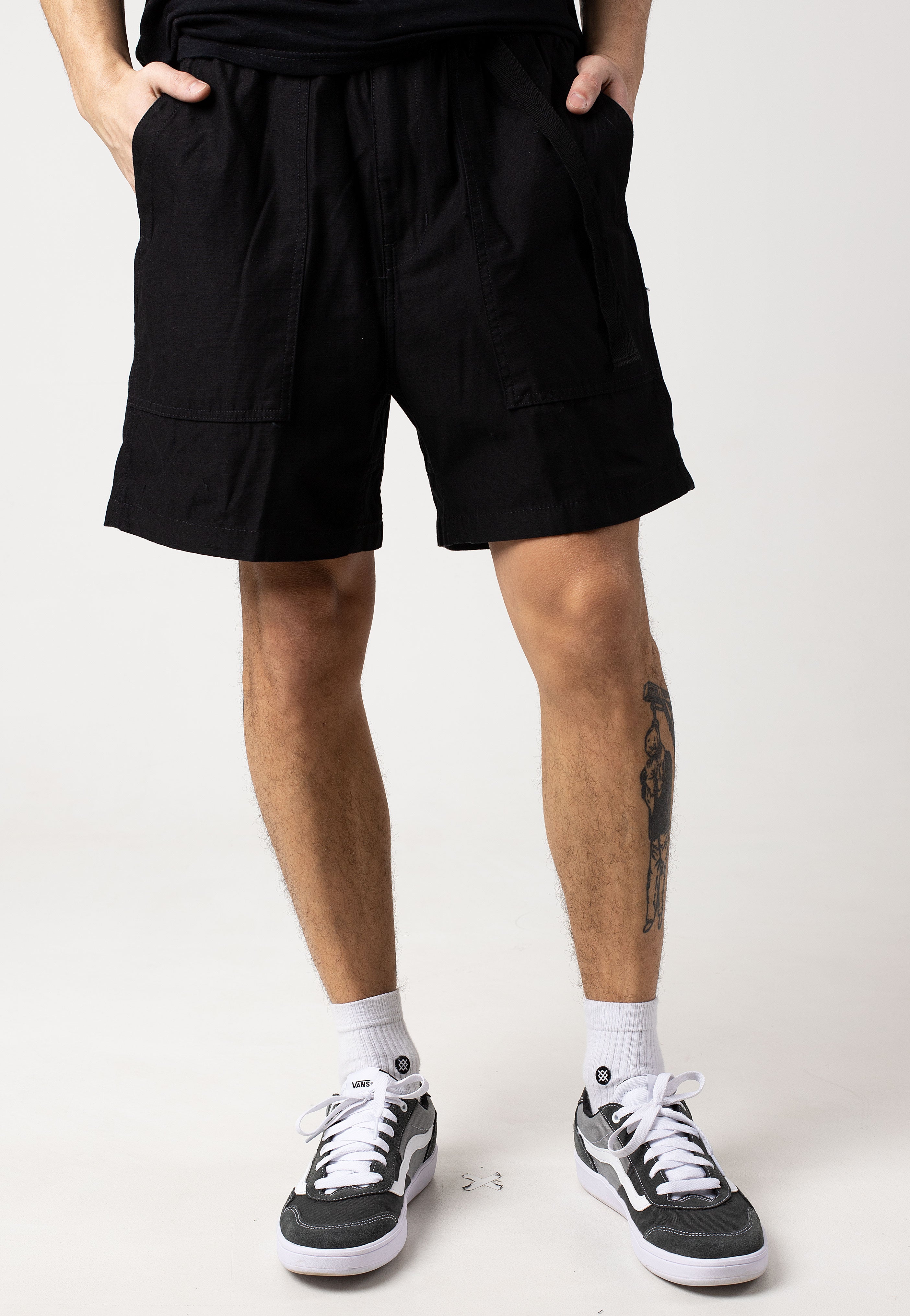Carhartt WIP - Hayworth Rinsed Black - Shorts | Men-Image