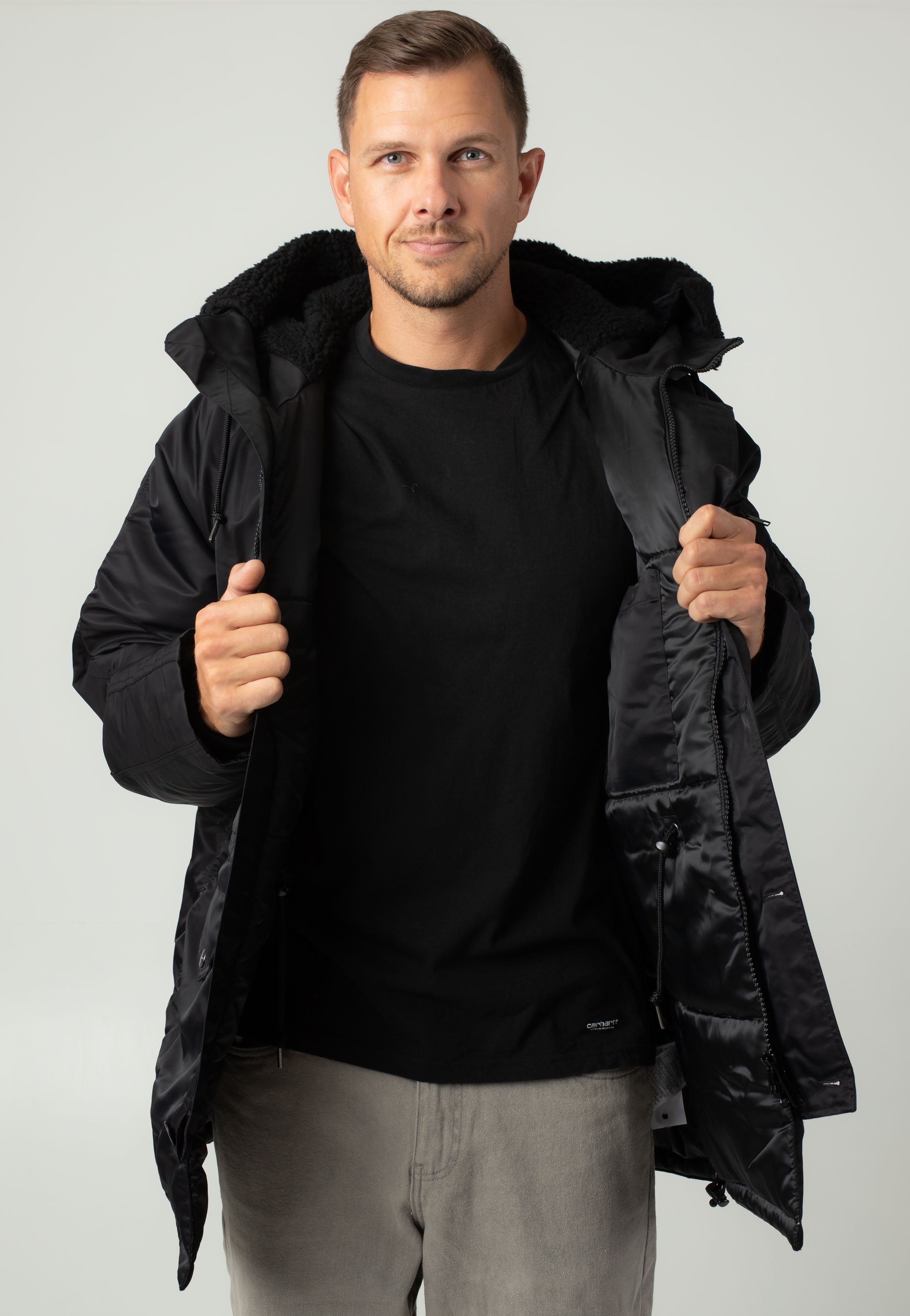 Carhartt WIP - Hd Olten Black - Jacket | Men-Image