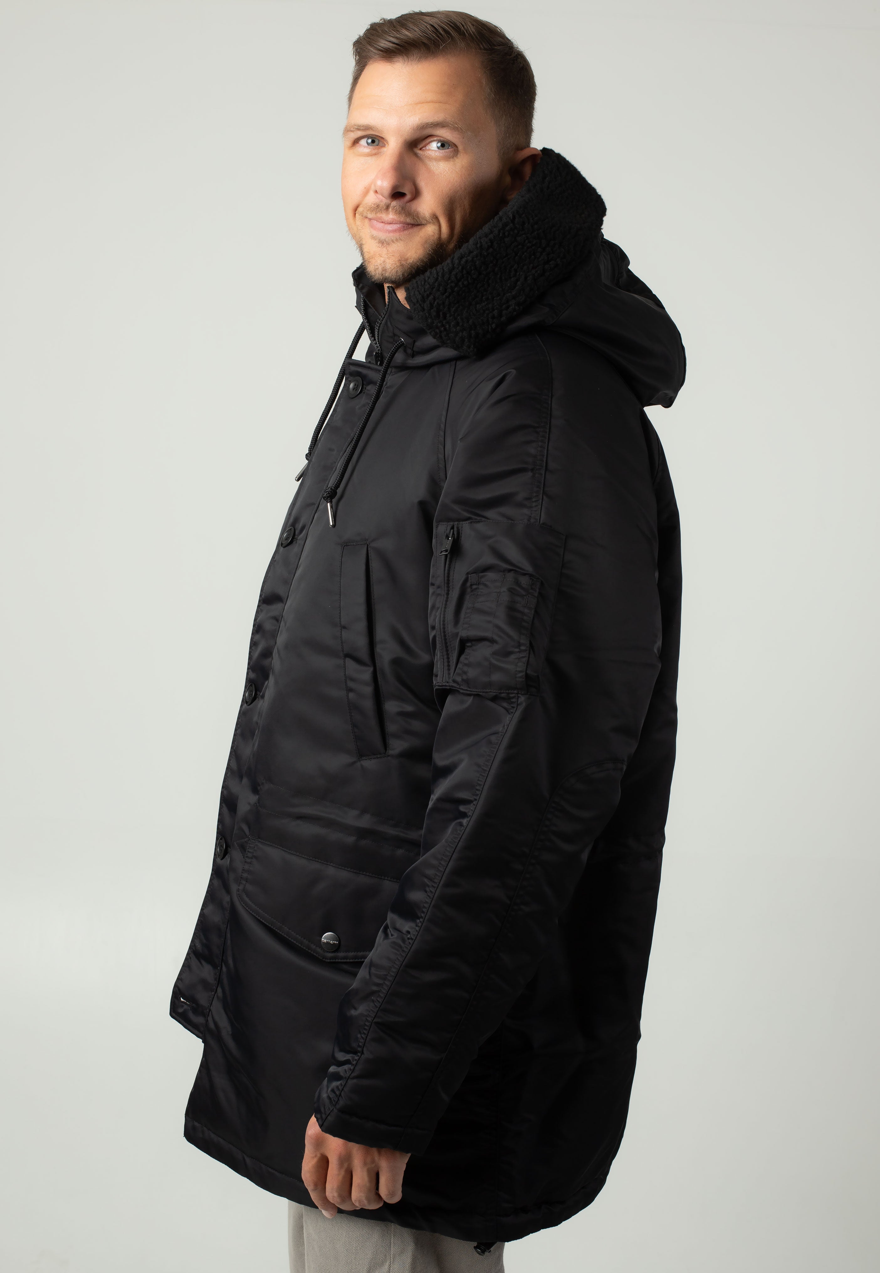 Carhartt WIP - Hd Olten Black - Jacket | Men-Image