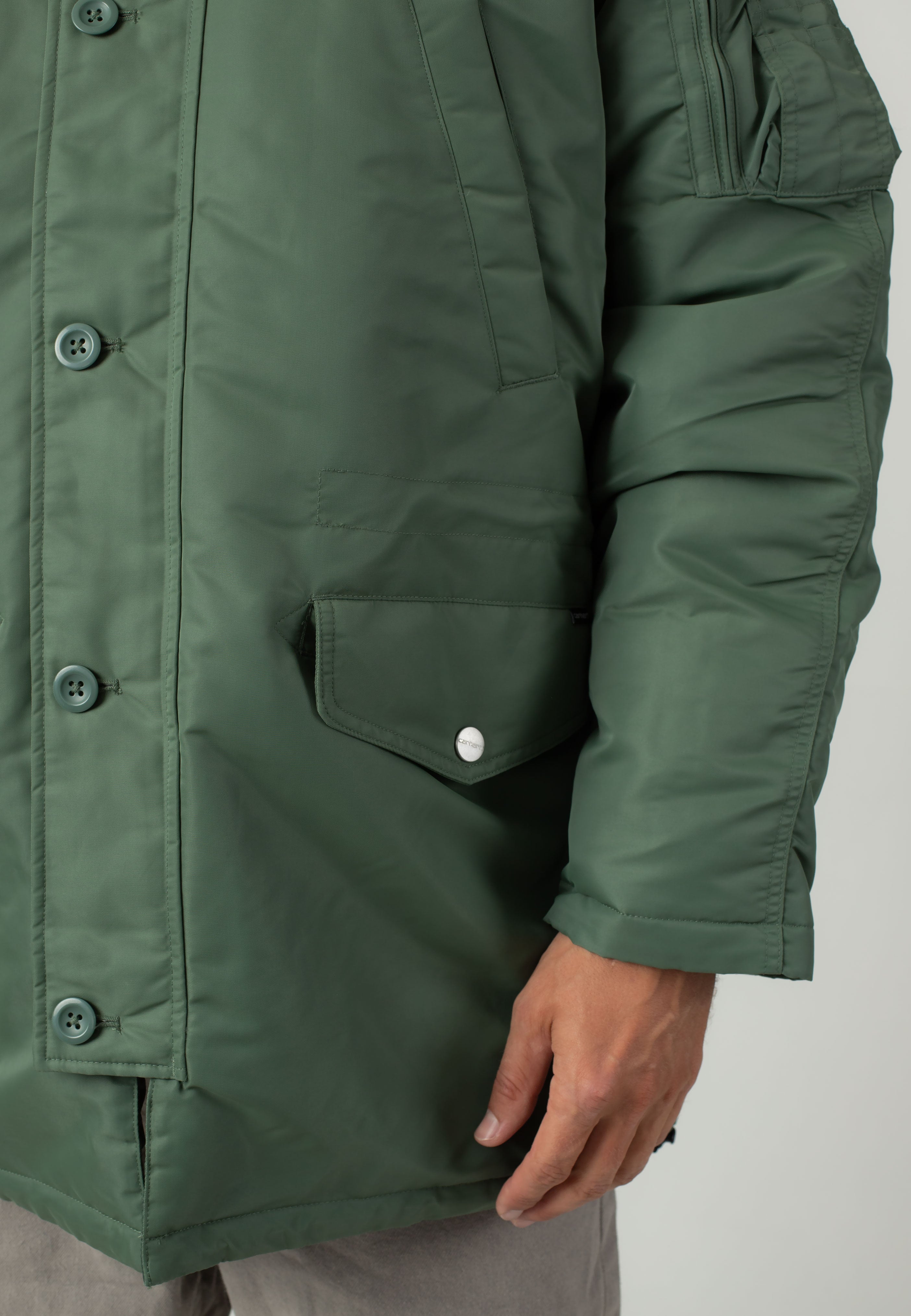 Carhartt WIP - Hd Olten Duck Green - Jacket | Men-Image