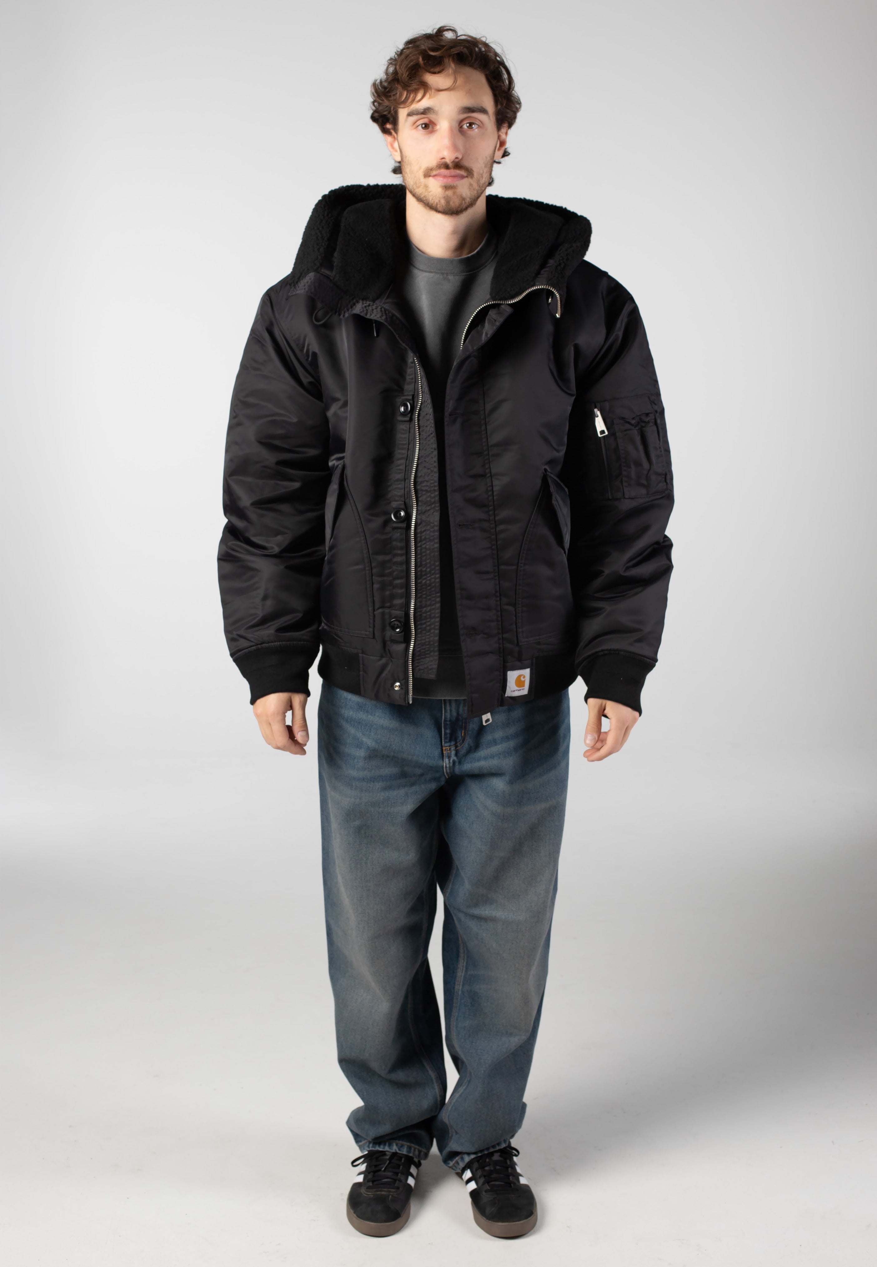 Carhartt WIP - HD Oltera Black/Black - Jacket | Men-Image