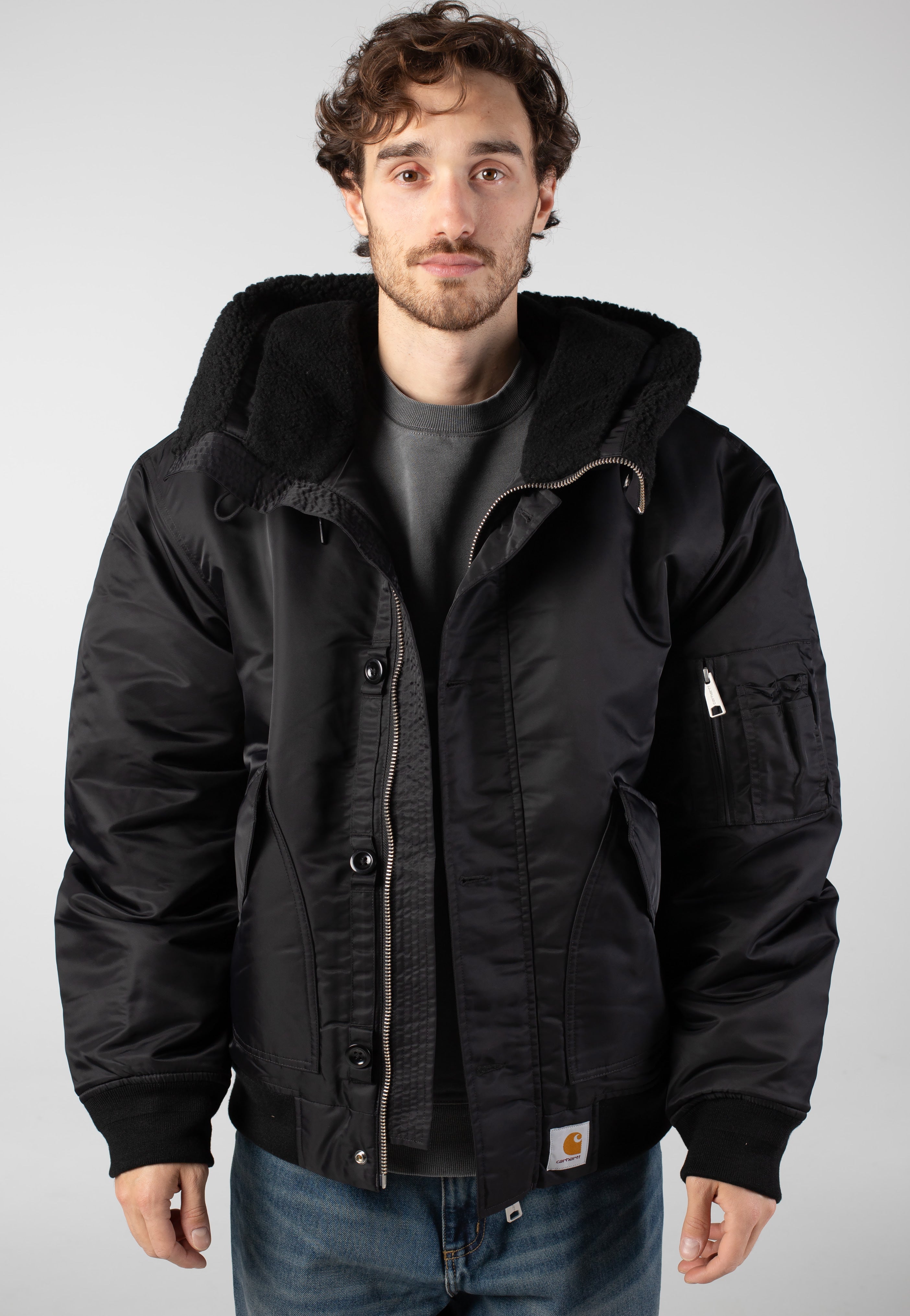 Carhartt WIP HD Oltera Black/Black - Jacket | Impericon