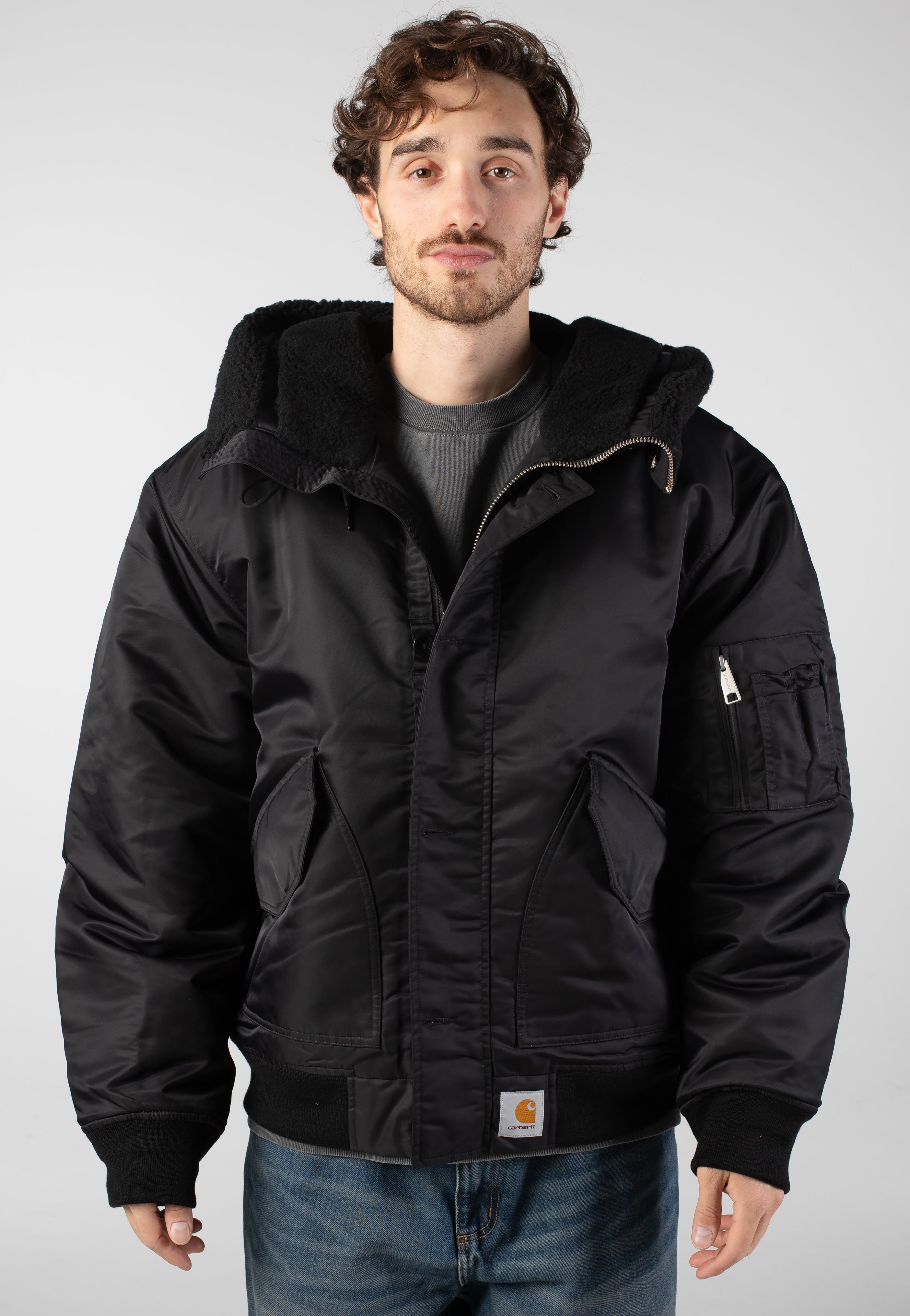 Carhartt WIP - HD Oltera Black/Black - Jacket | Men-Image