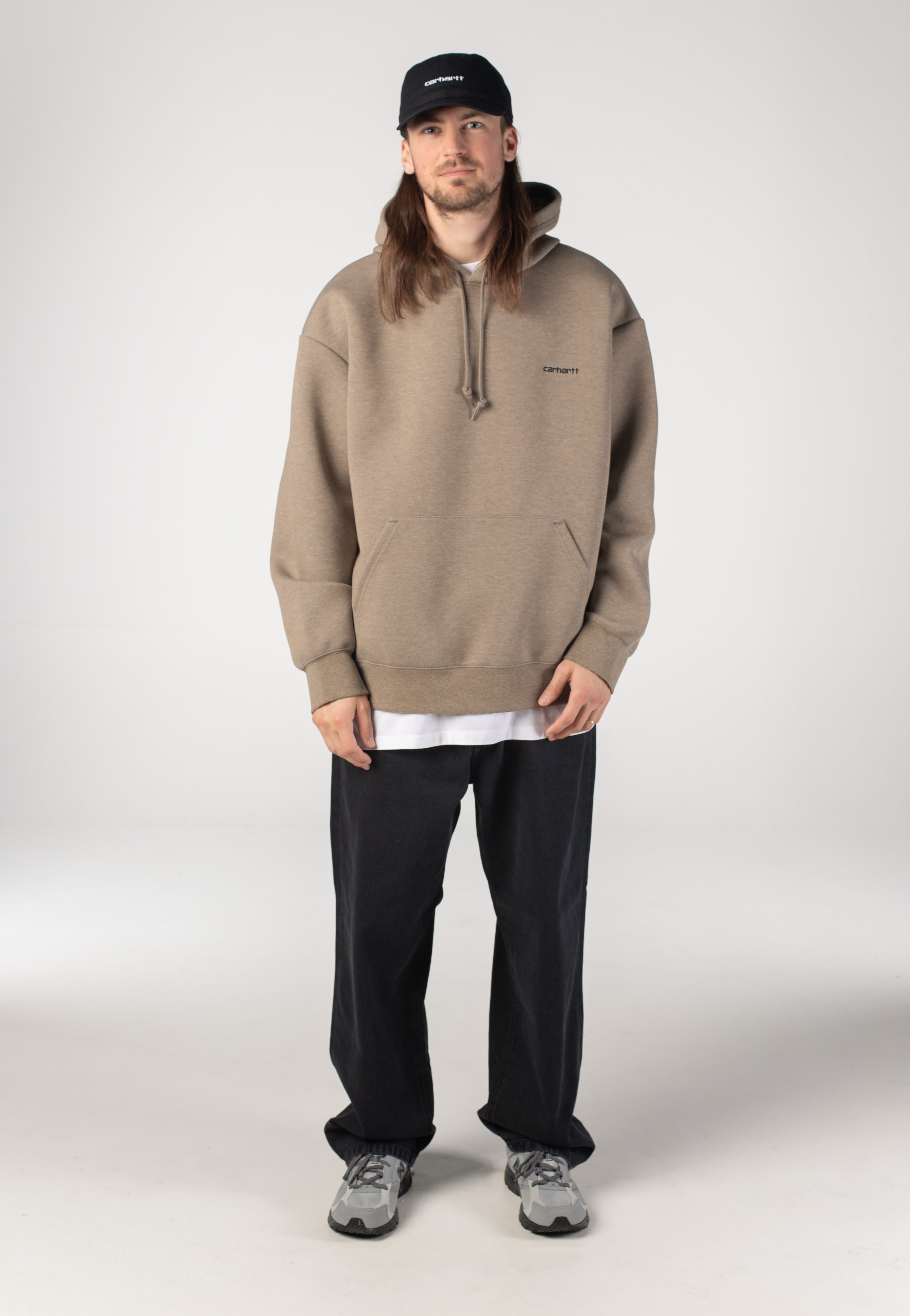 Carhartt WIP - Hooded Alda Brass/Black - Hoodie | Men-Image