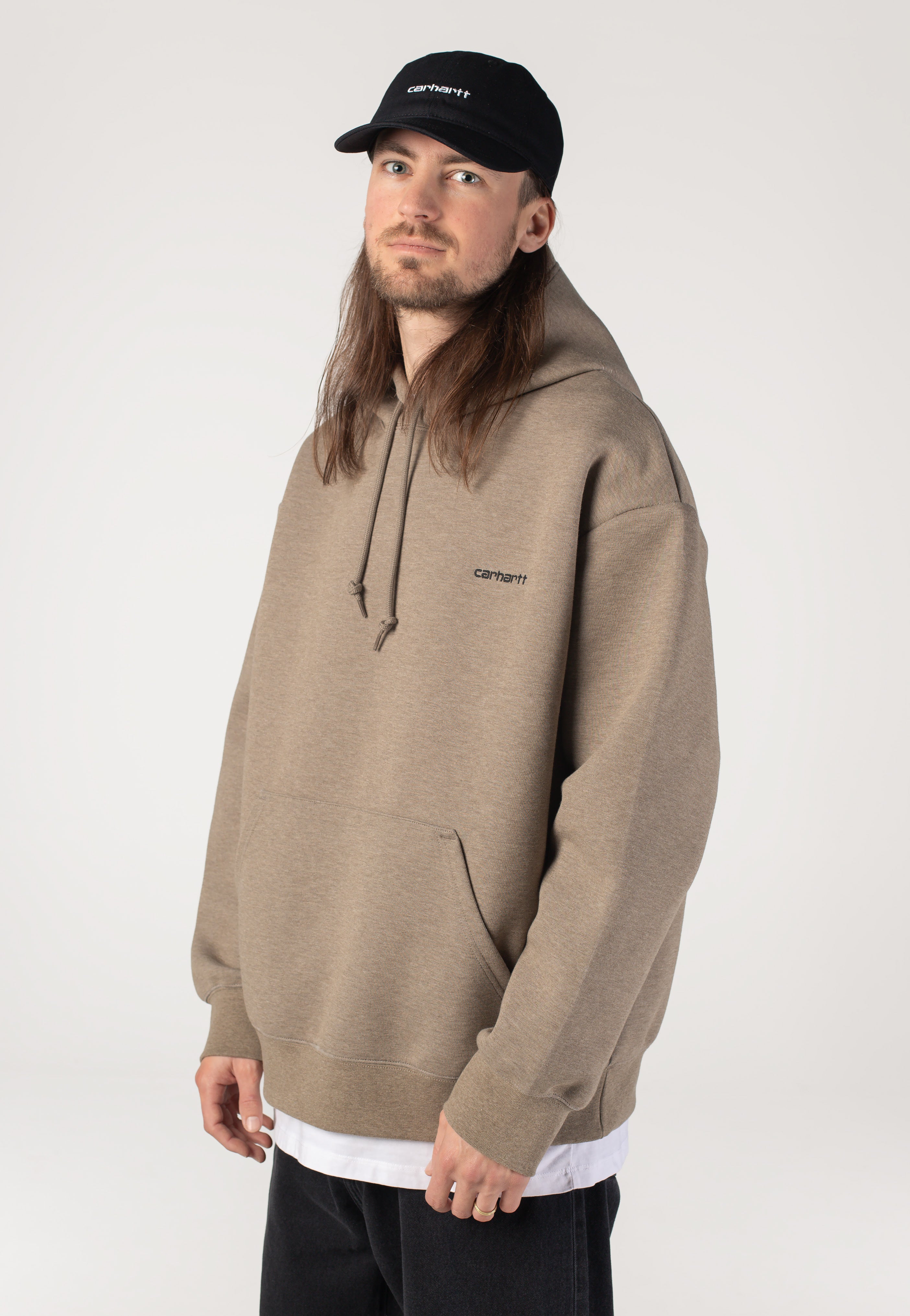 Carhartt WIP - Hooded Alda Brass/Black - Hoodie | Men-Image