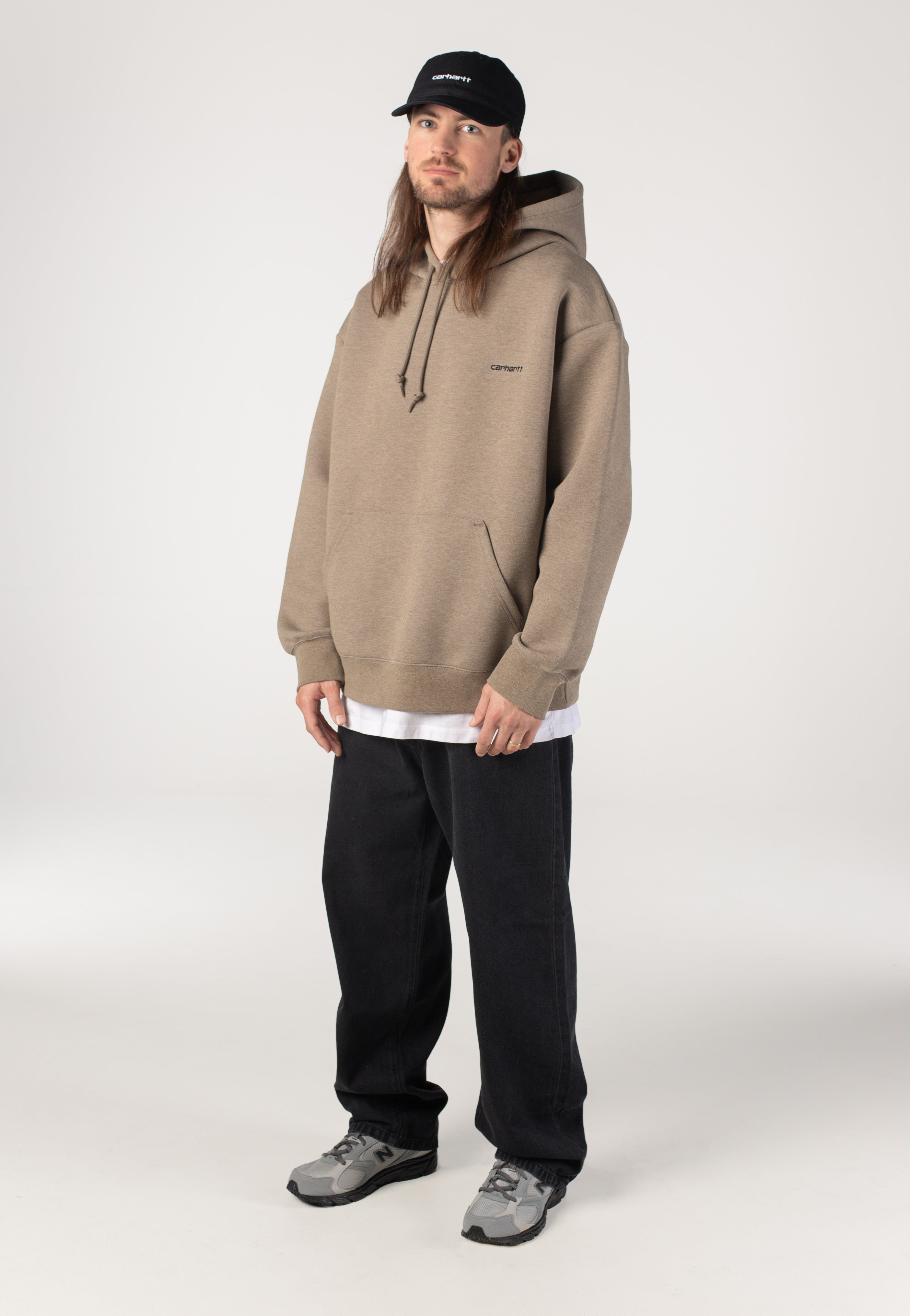 Carhartt WIP - Hooded Alda Brass/Black - Hoodie | Men-Image