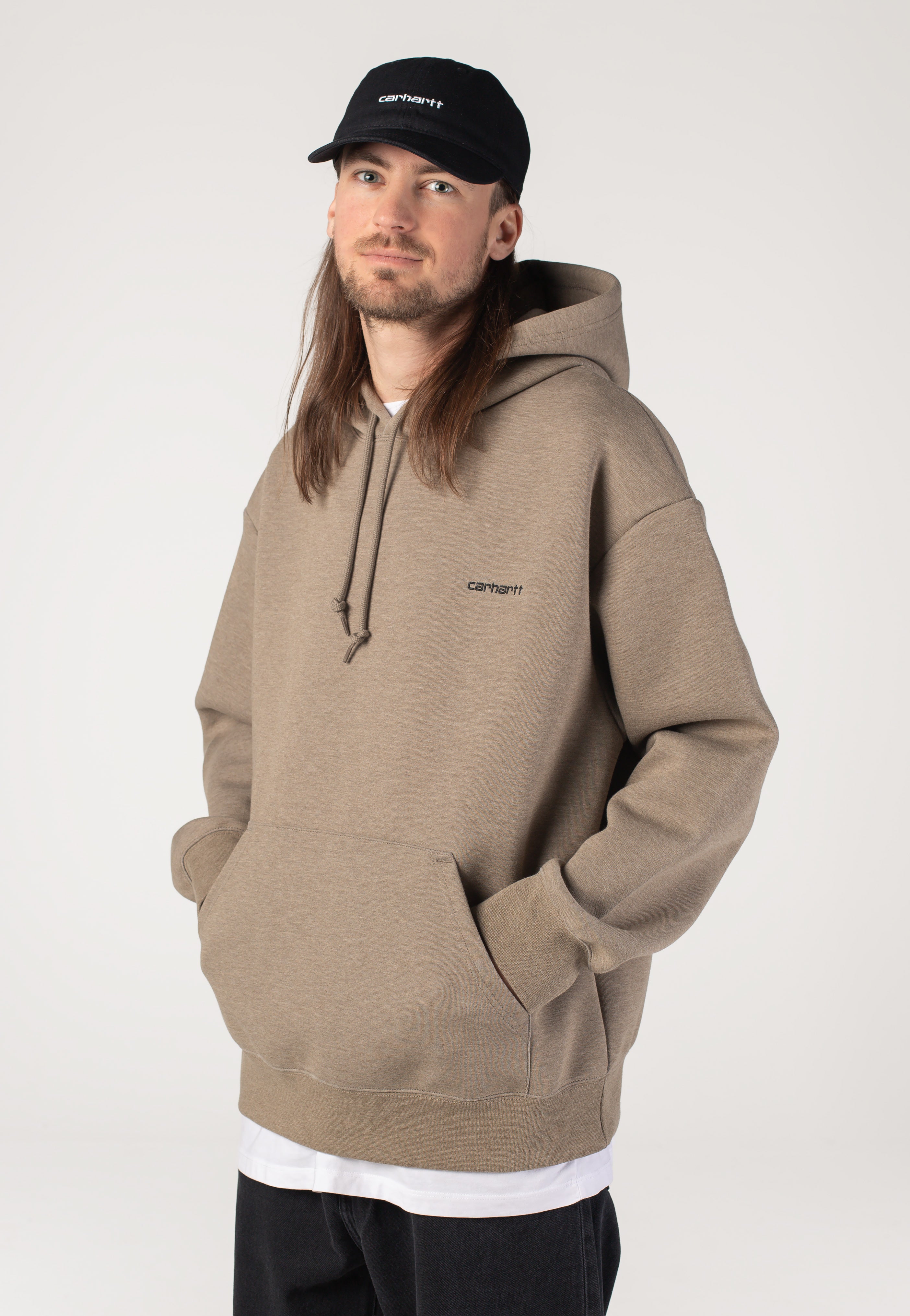 Carhartt WIP - Hooded Alda Brass/Black - Hoodie | Men-Image