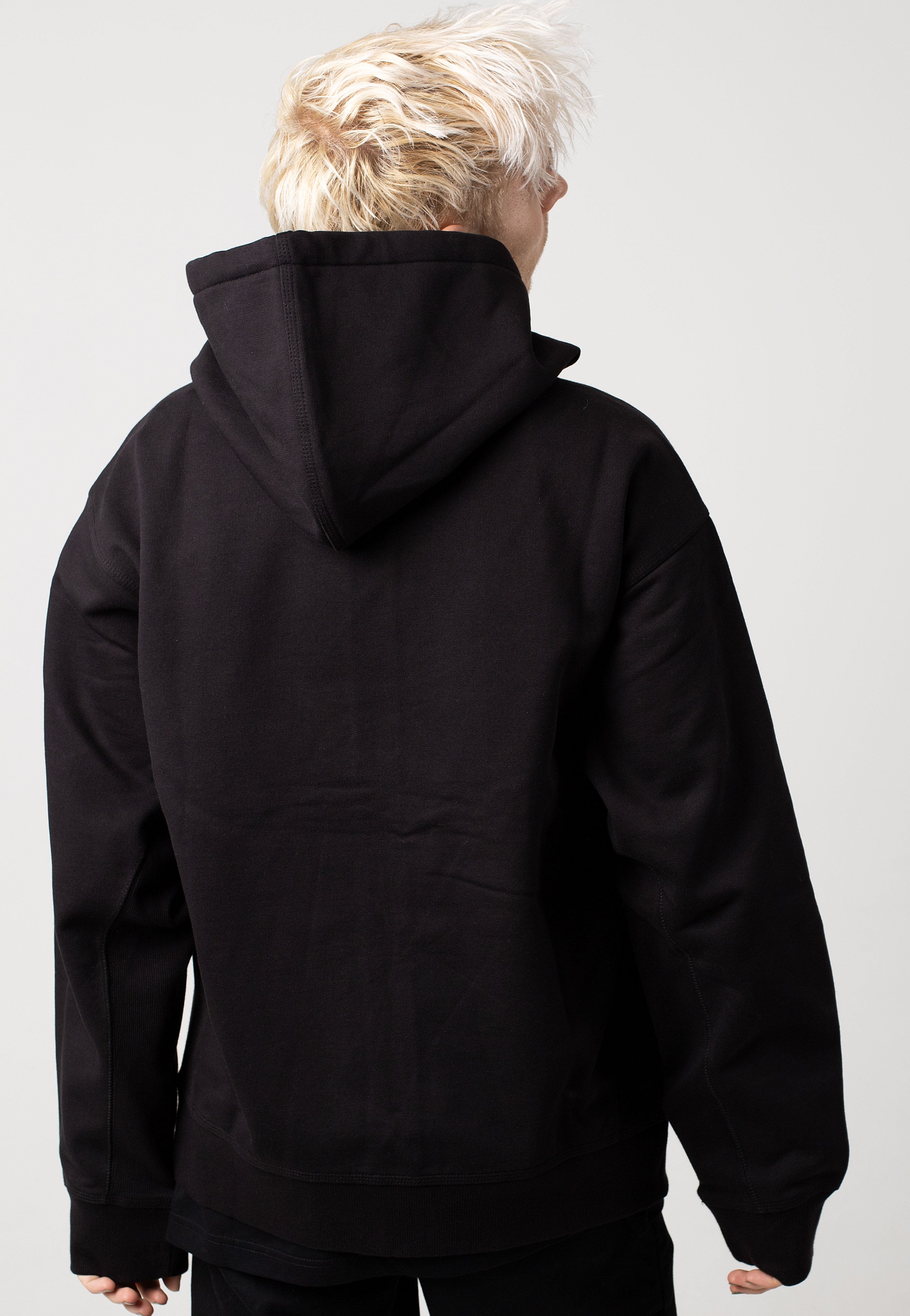 Carhartt WIP - Hooded American Script Black - Zipper | Men-Image