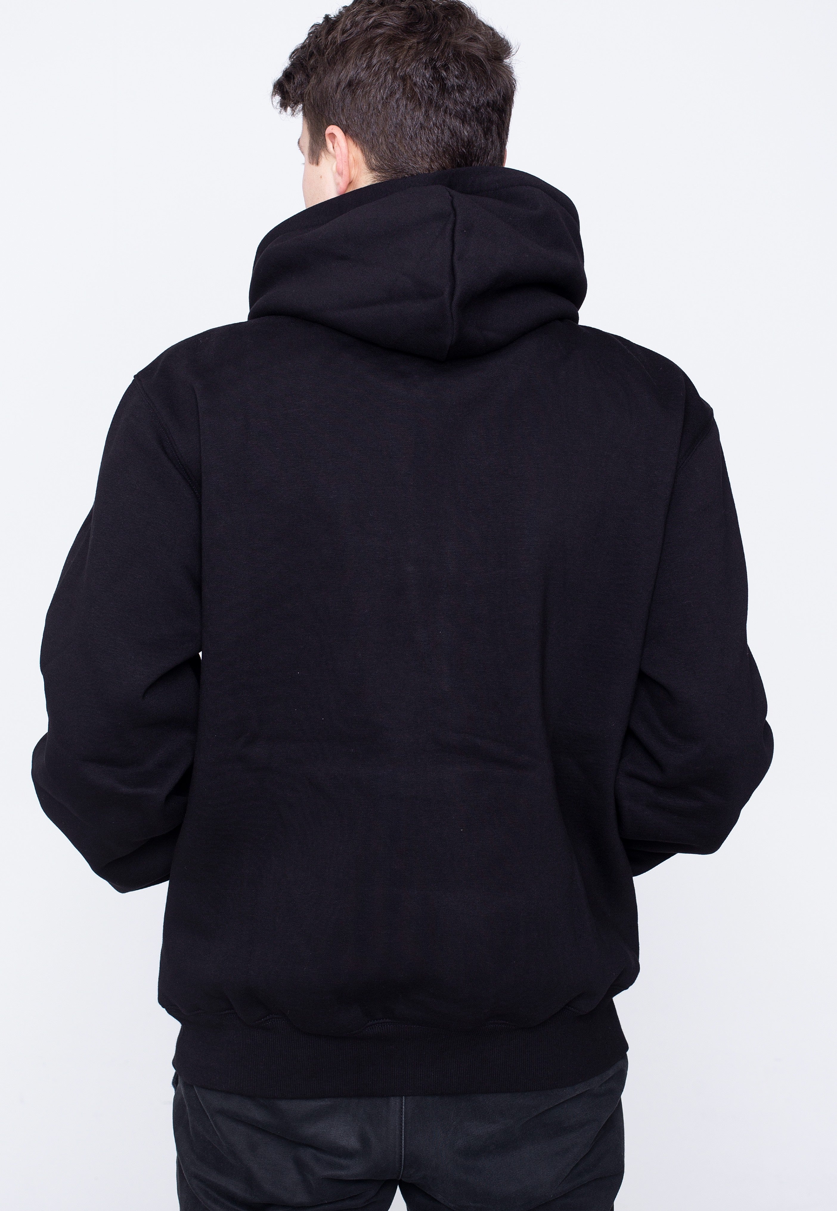 Carhartt WIP - Hooded Carhartt Sweat Black/White - Hoodie | Men-Image