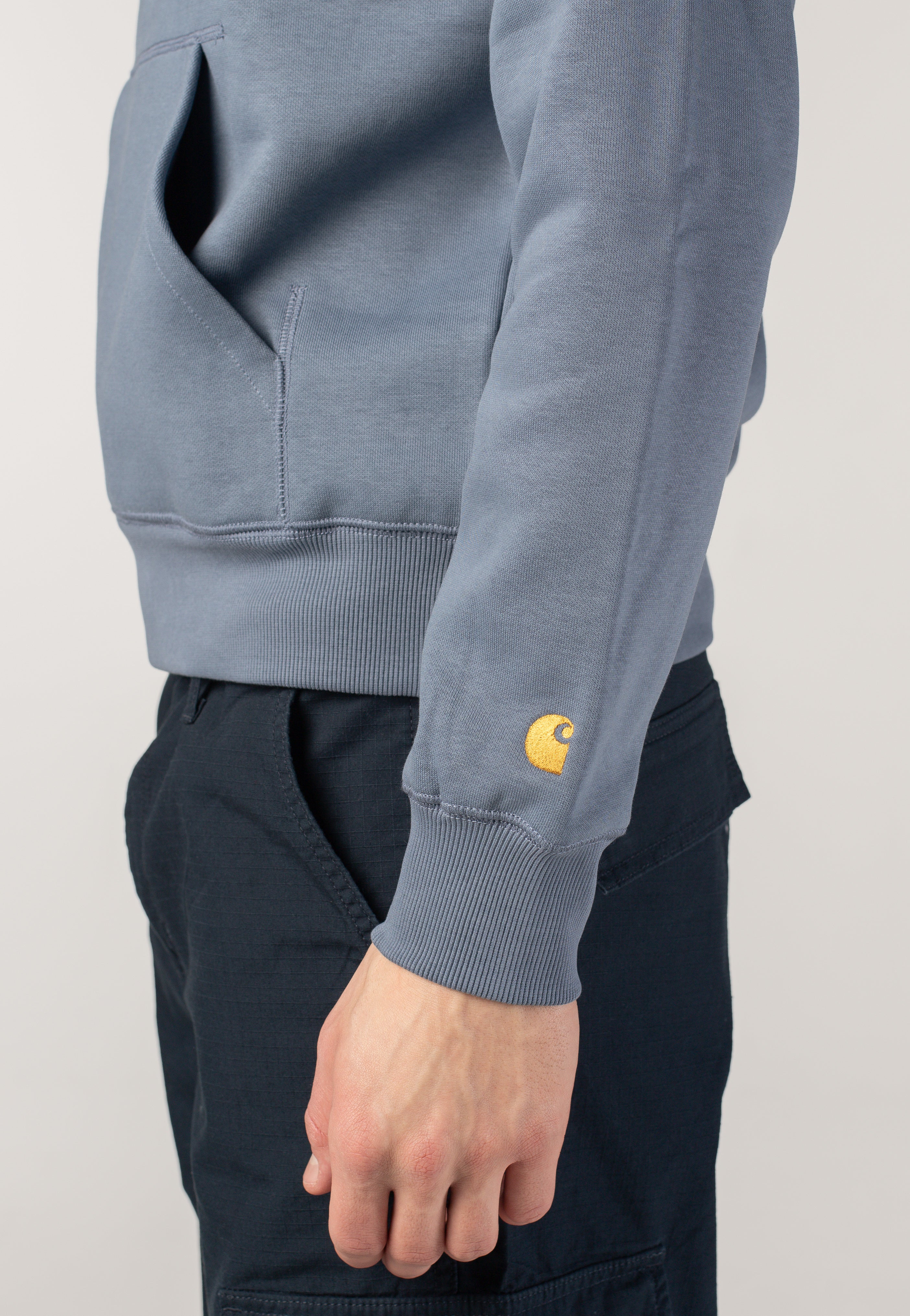 Carhartt WIP - Hooded Chase Angelite/Gold - Hoodie | Men-Image