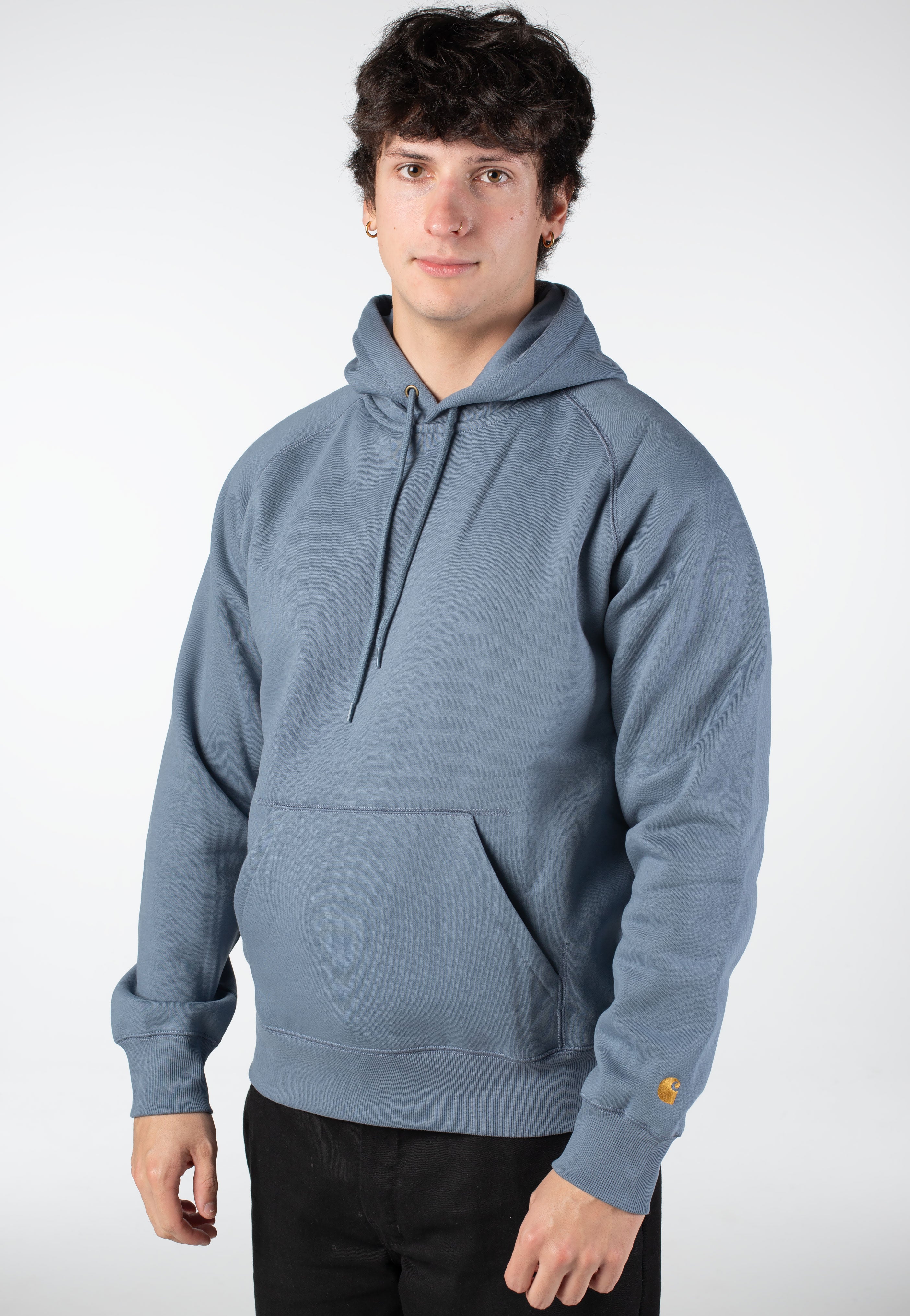 Carhartt WIP - Hooded Chase Angelite/Gold - Hoodie | Men-Image