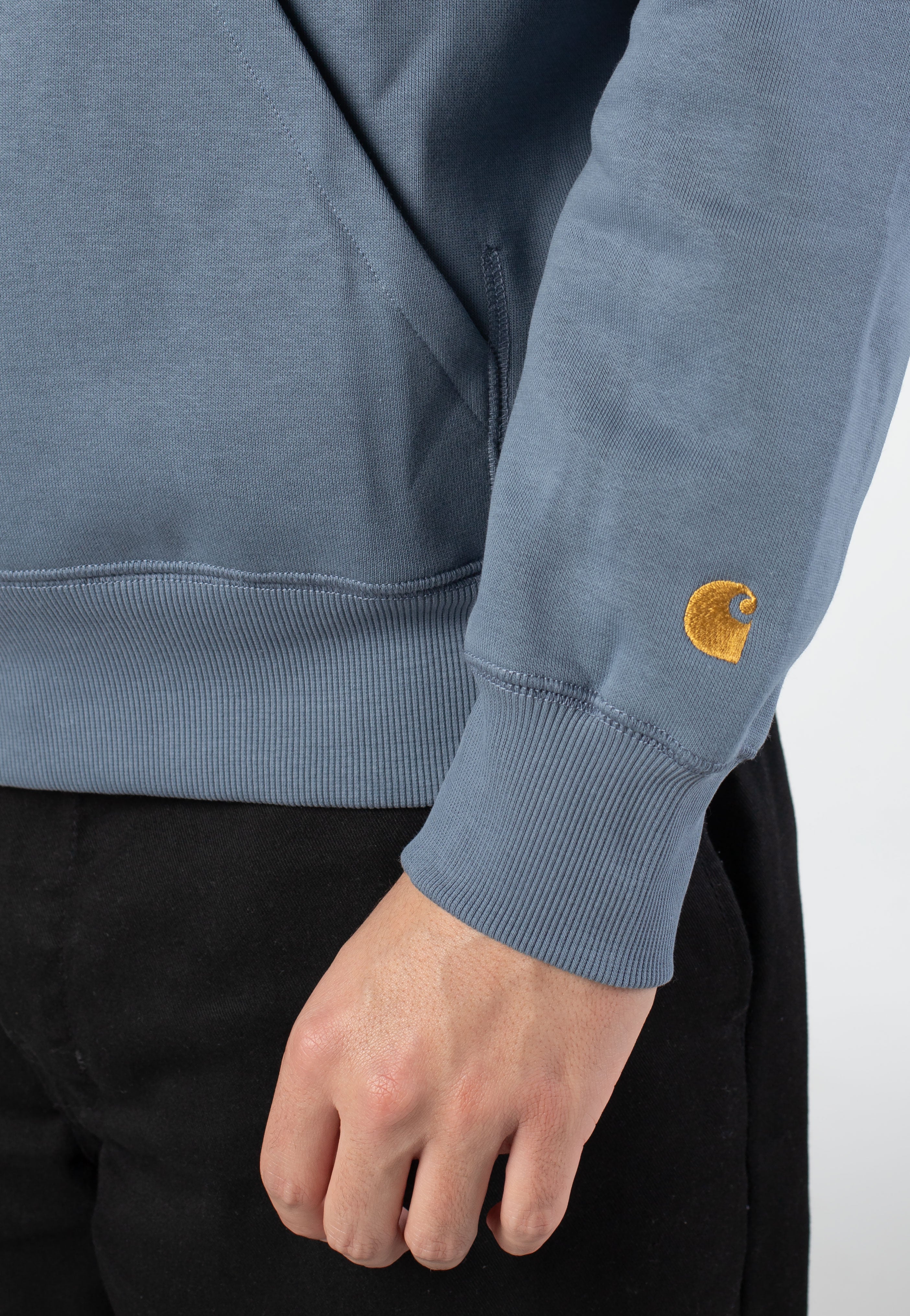 Carhartt WIP - Hooded Chase Angelite/Gold - Hoodie | Men-Image