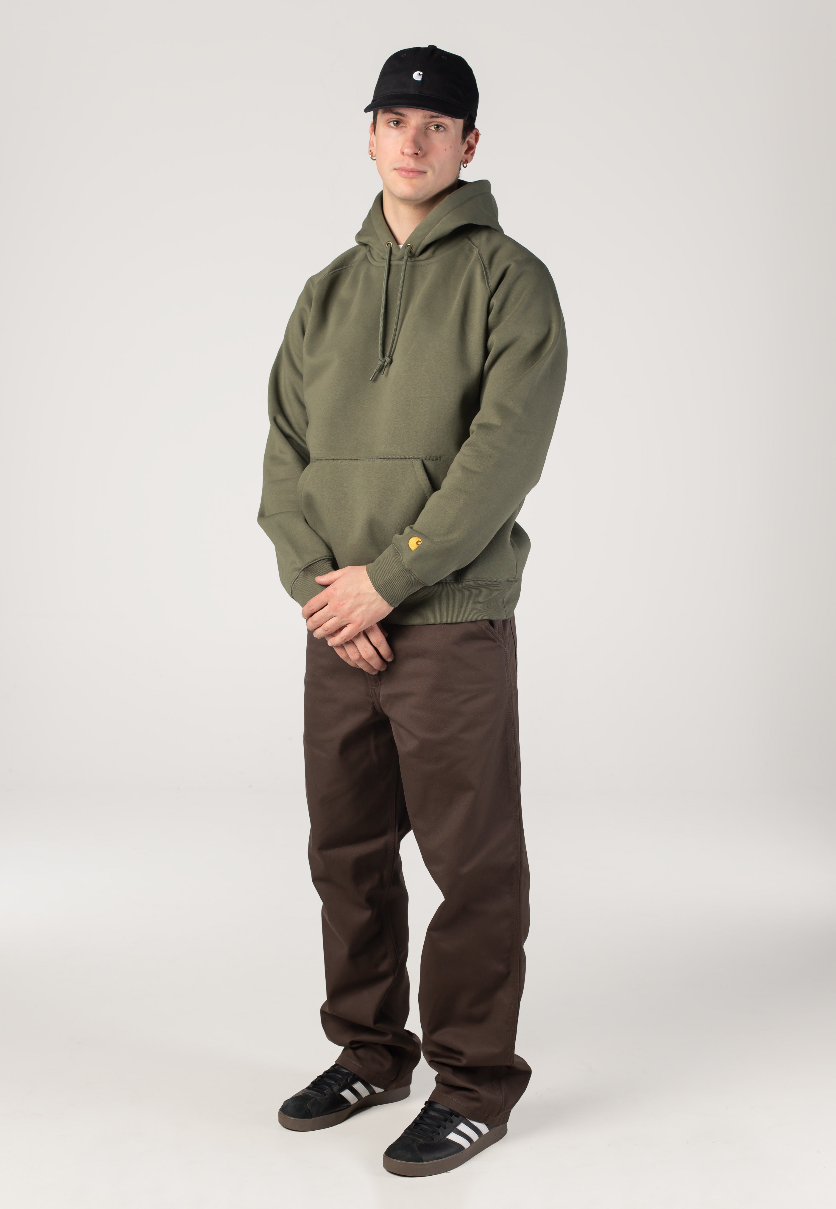 Carhartt WIP - Hooded Chase Leaf/Gold - Hoodie | Men-Image