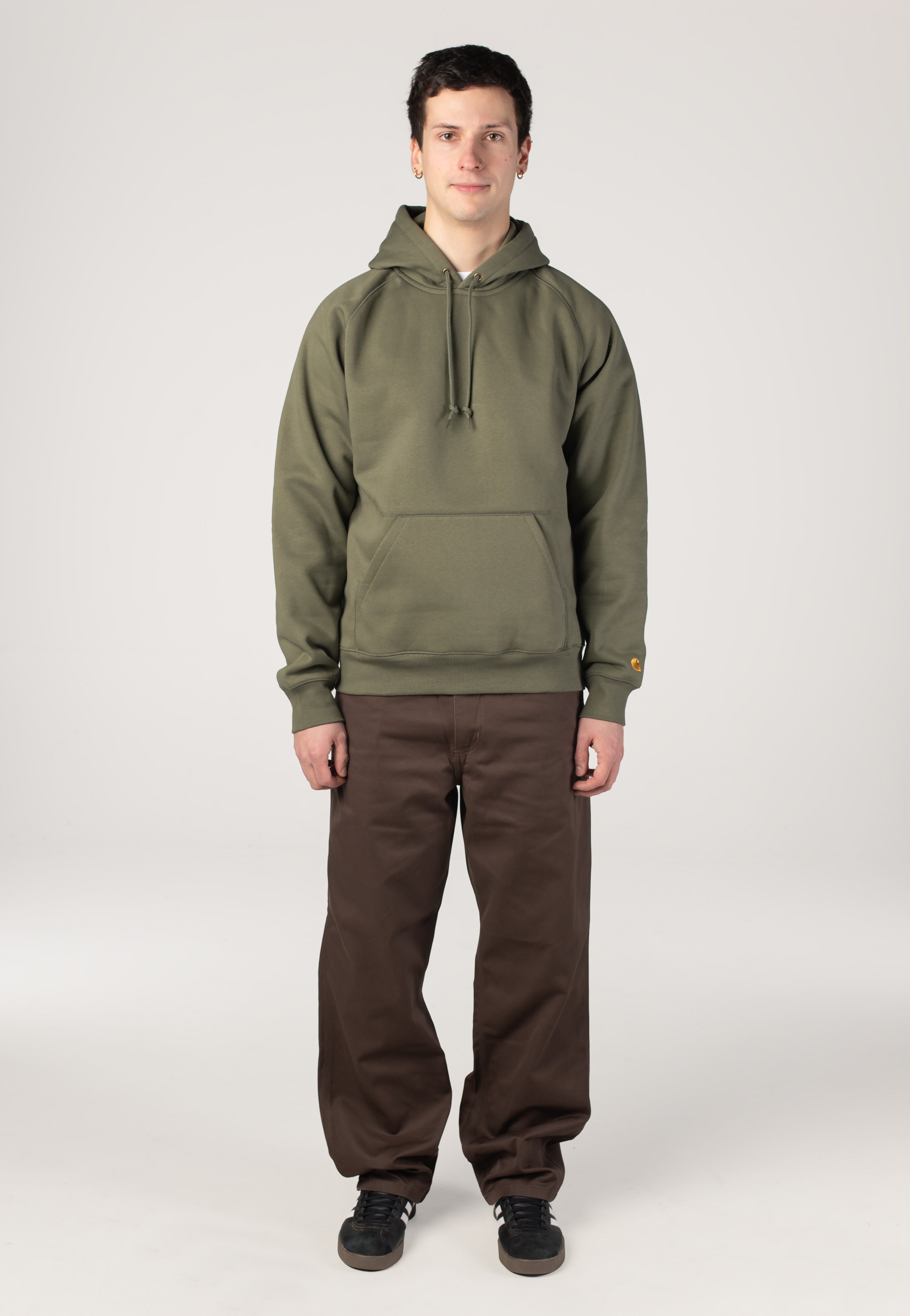 Carhartt WIP - Hooded Chase Leaf/Gold - Hoodie | Men-Image