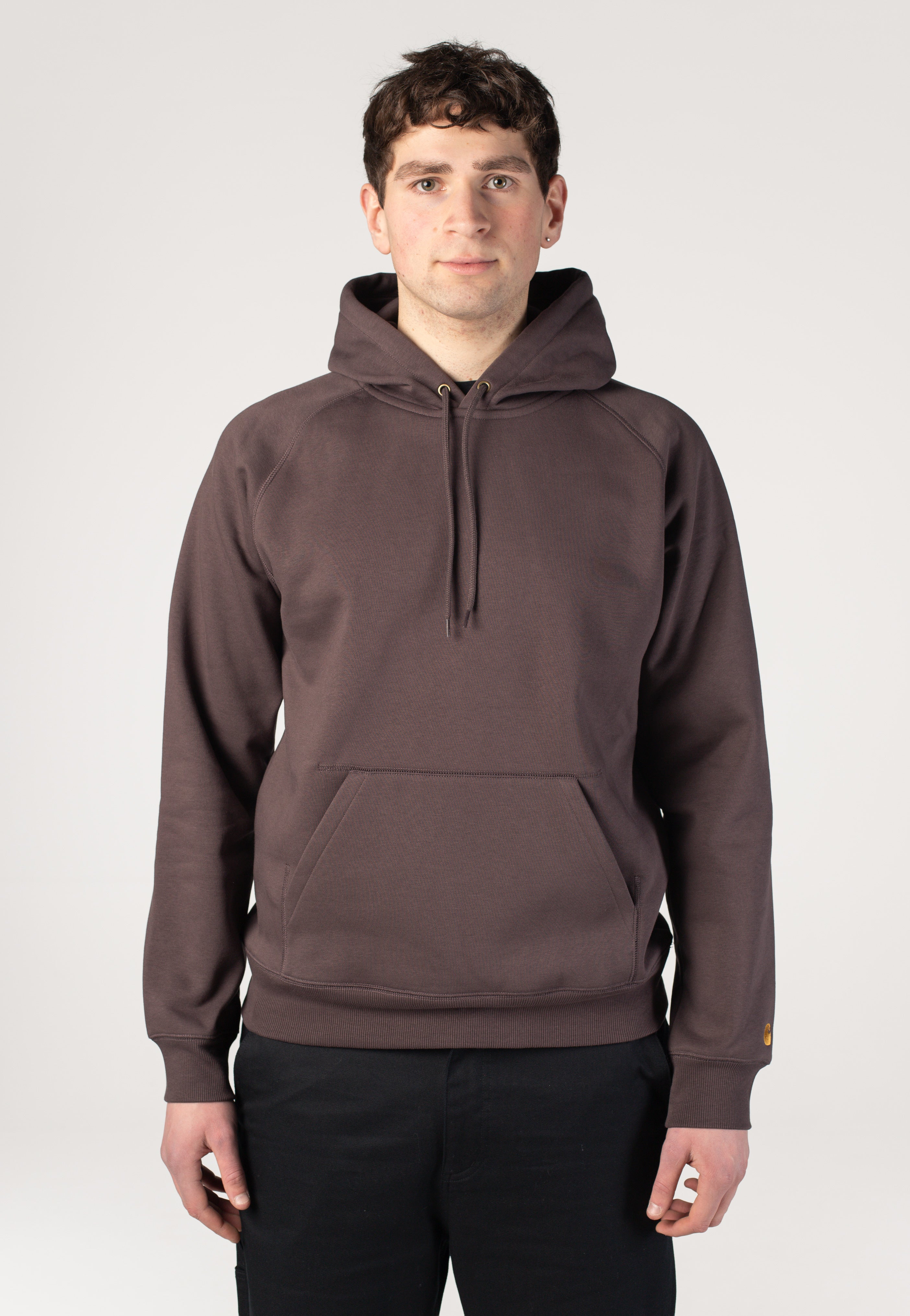 Carhartt WIP - Hooded Chase Shale/Gold - Hoodie | Men-Image